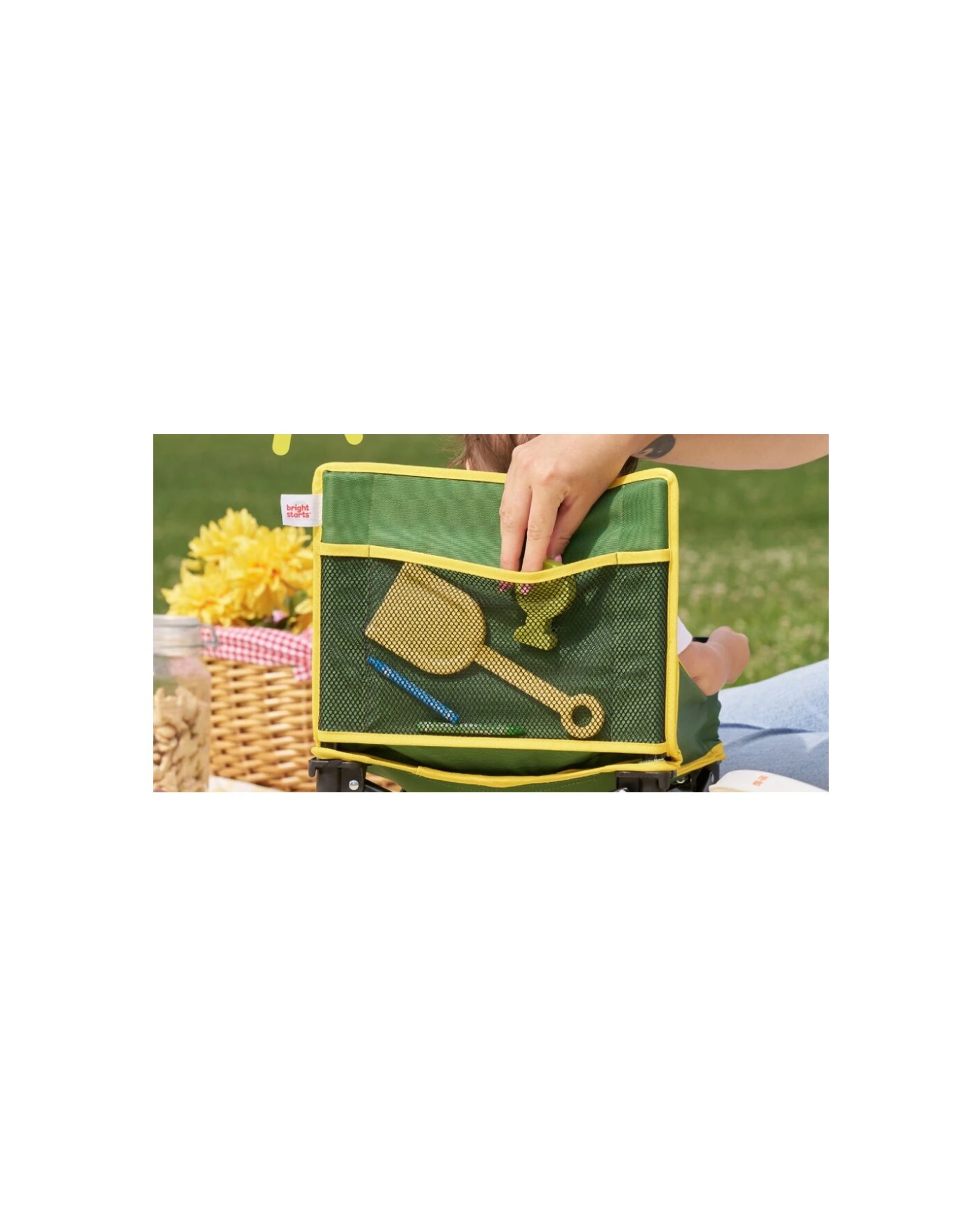 3 Bright Starts John Deere Pop N Sit Portable Baby Booster High Chair 6-36 Months - Green, 3 of 3