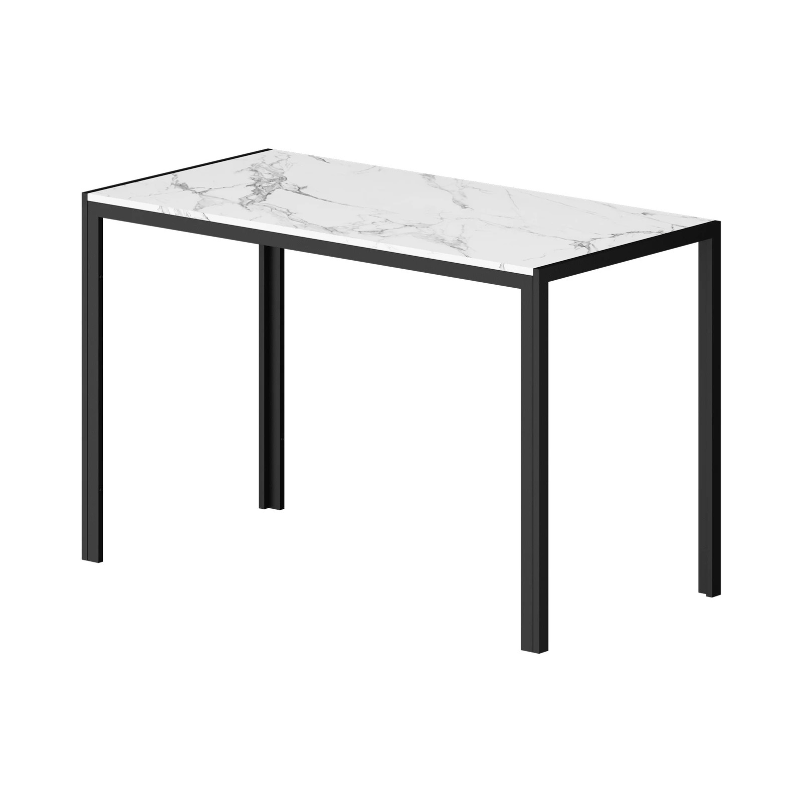 7 Oikiture 120cm Rectangle Dining Table With 4pcs Dining Chairs Marble
 - Multi, 7 of 7