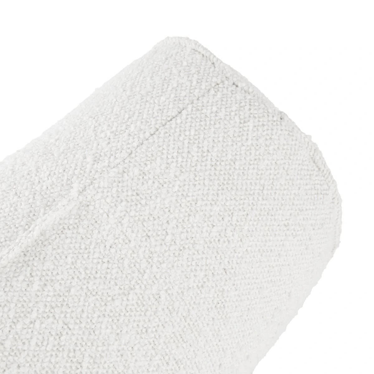 4 Bolster Boucle Cushion - White, 4 of 4