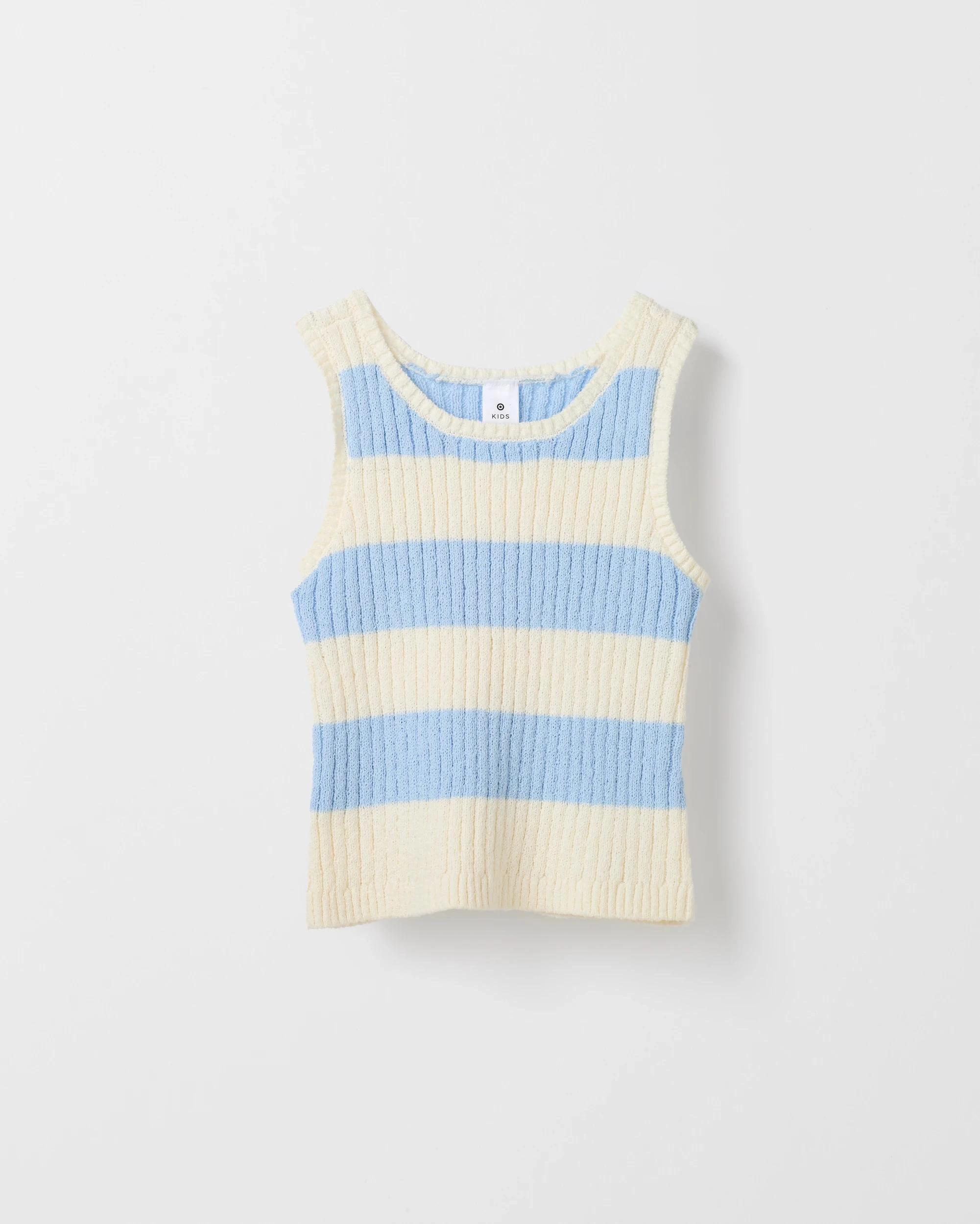 6 Target Australian Cotton Blend Knit Tank Y/D STRIPE, 6 of 7