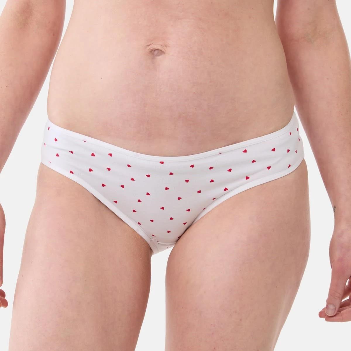 4 5 Pack Cotton Stretch Bikini Briefs MINI HEART, 4 of 10