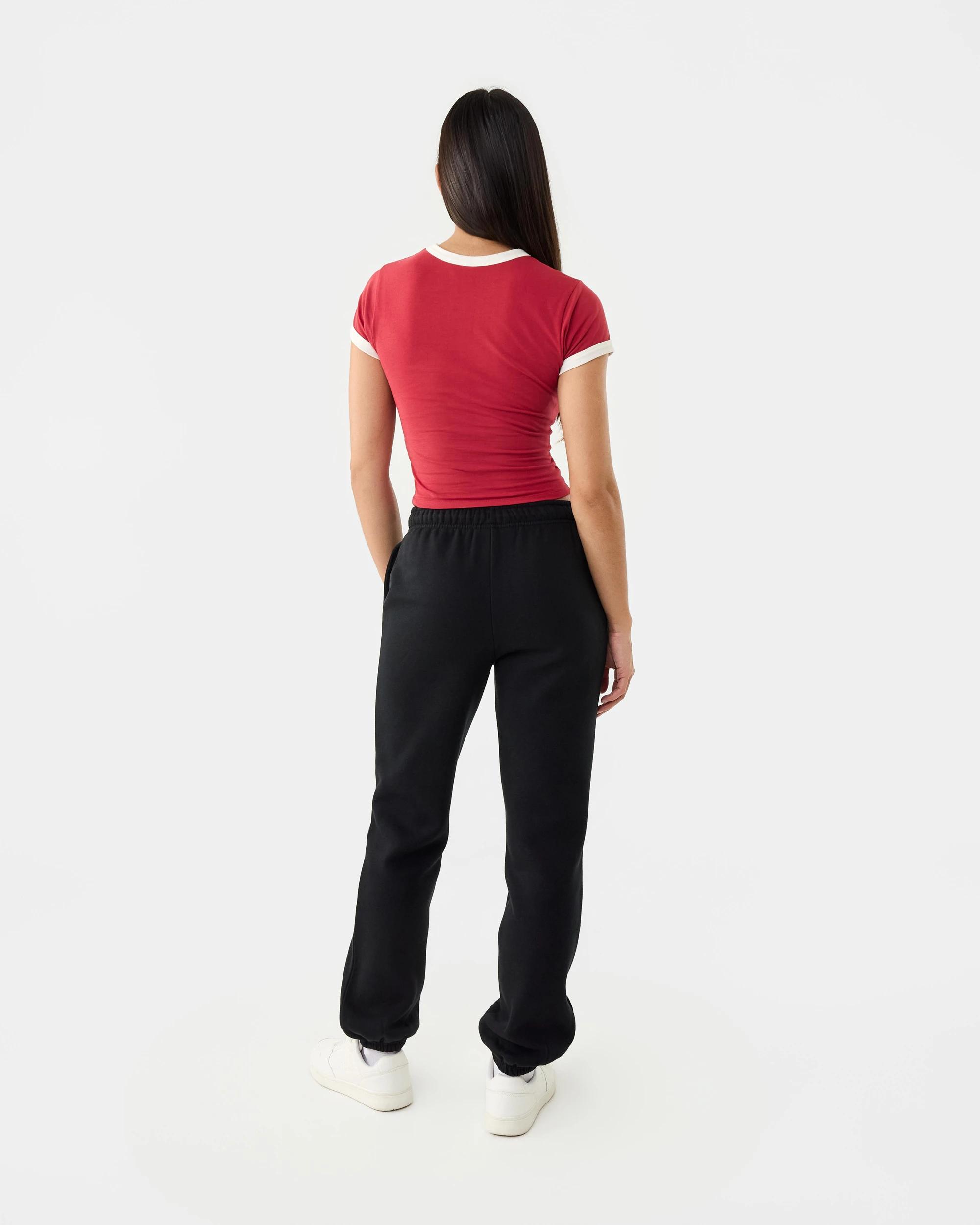 4 Champion Womens Slim Leg Trackpants Black, 4 of 8