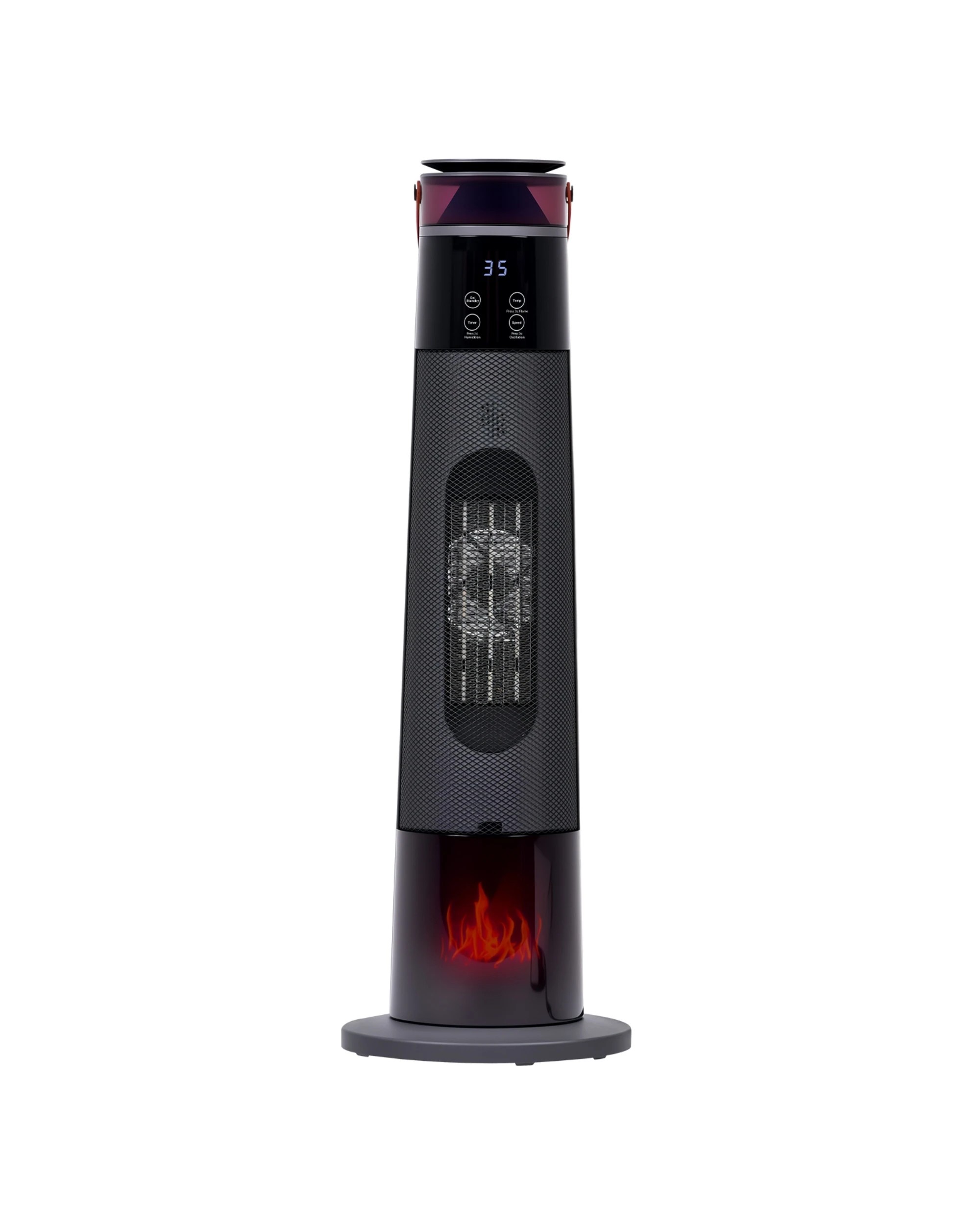6 ADVWIN 2000W Ceramic Heater with Humidifier Remote Control Black, 6 of 7