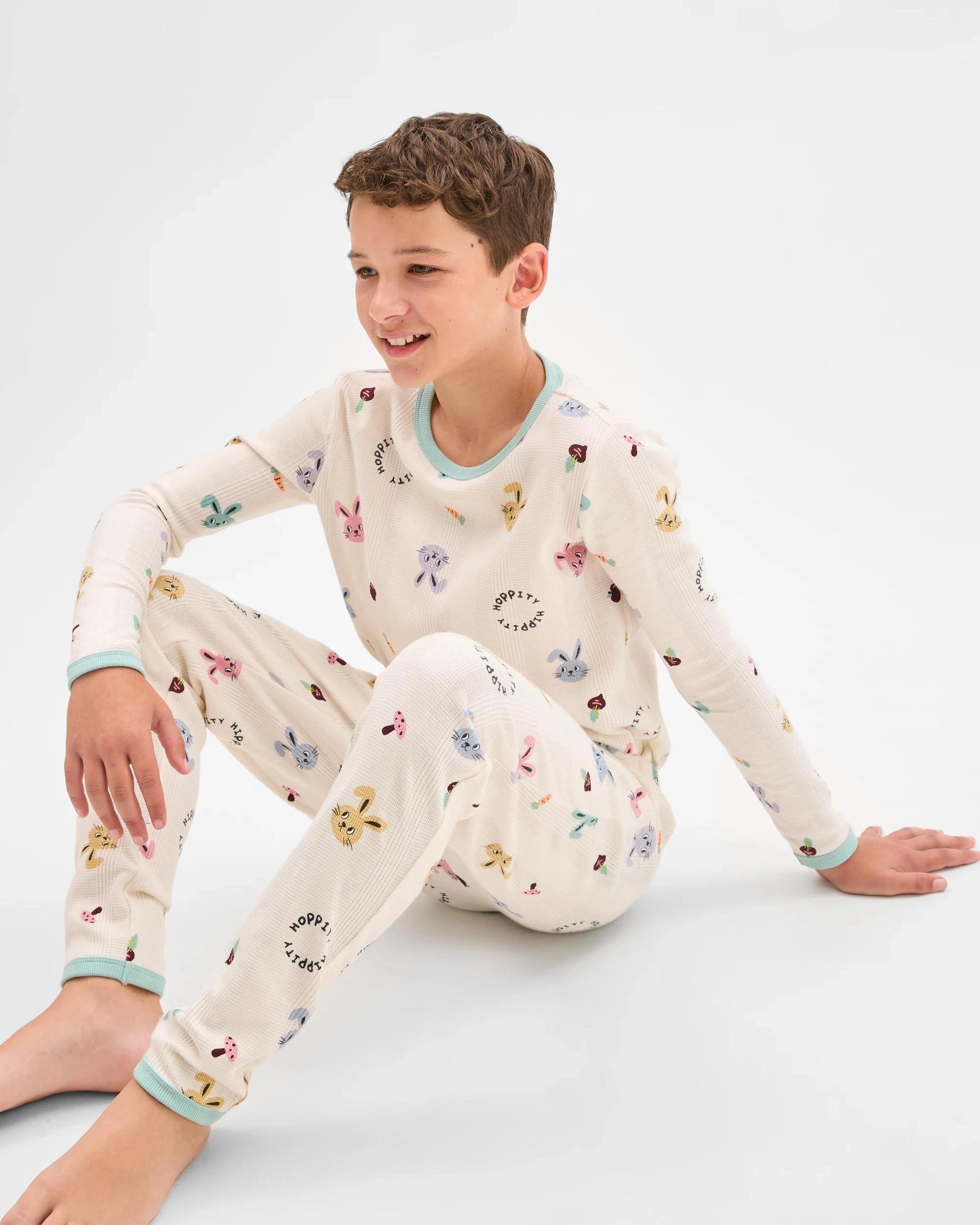 3 Target Kids Family Matching Australian Cotton Easter Older Kids Pyjama Set - Bunny Head BUNNY HEAD, 3 of 10