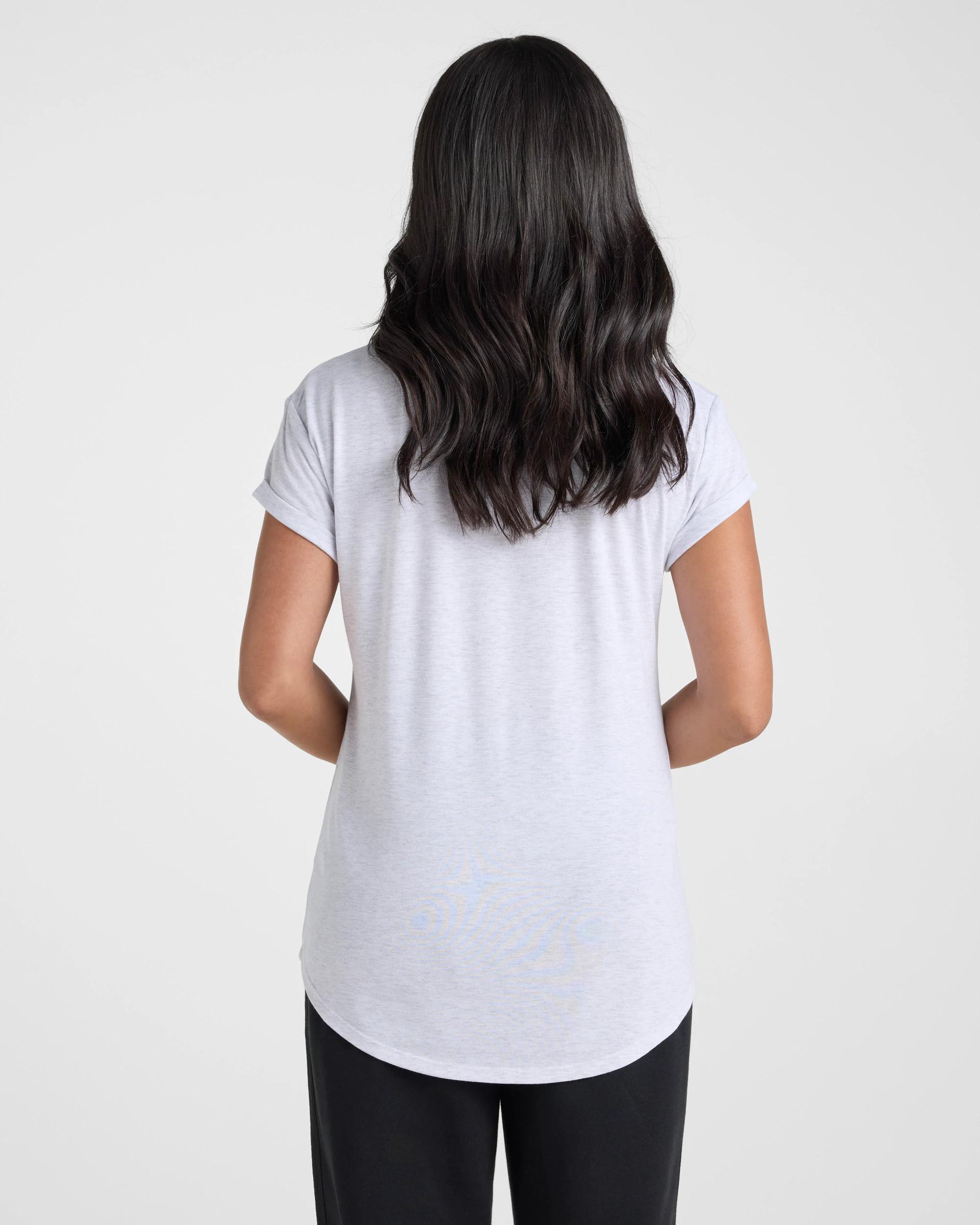 2 Lonsdale London Malden Core T-Shirt WHITE MARLE, 2 of 5