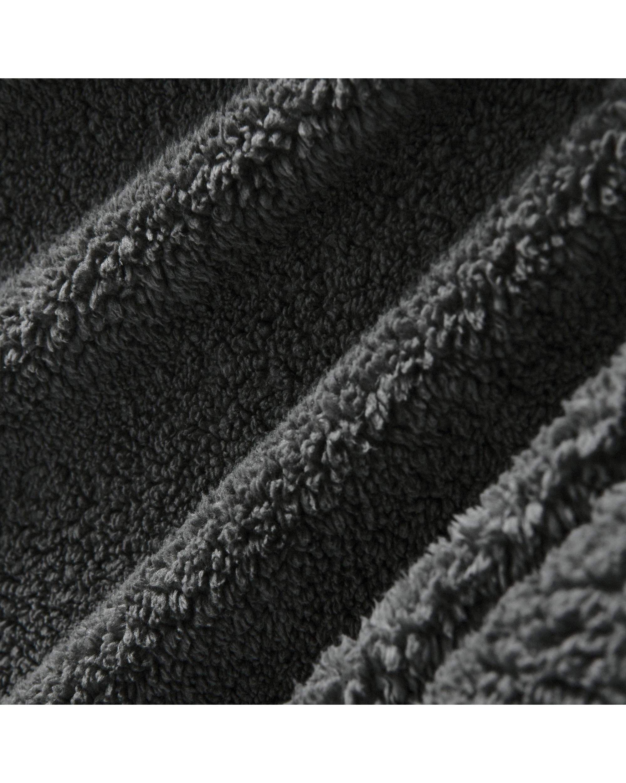 4 Dreamaker Jasper Teddy Fleece Combo Fitted Sheet Set - Double Bed - Charcoal, 4 of 7