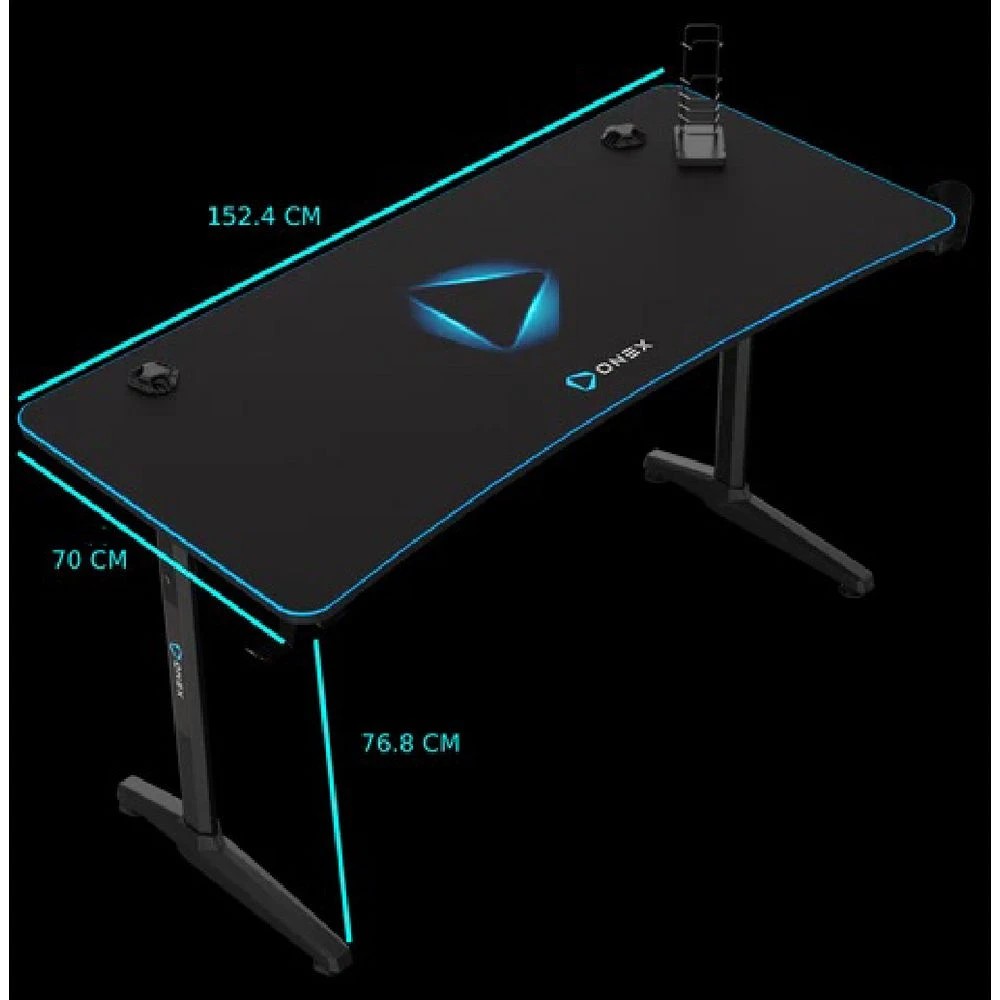 7 ONEX GD1600H Gaming Desk 1524 x 600mm Desks, Tables and Workstations, 7 of 7