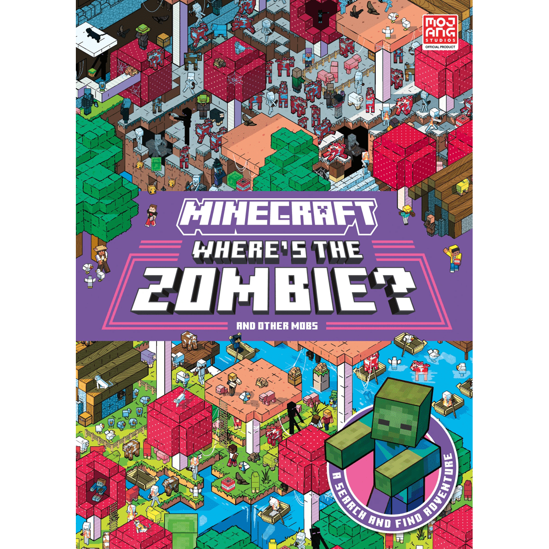 1 Minecraft Where's the Zombie? And Other Mobs - Book, 1 of 1