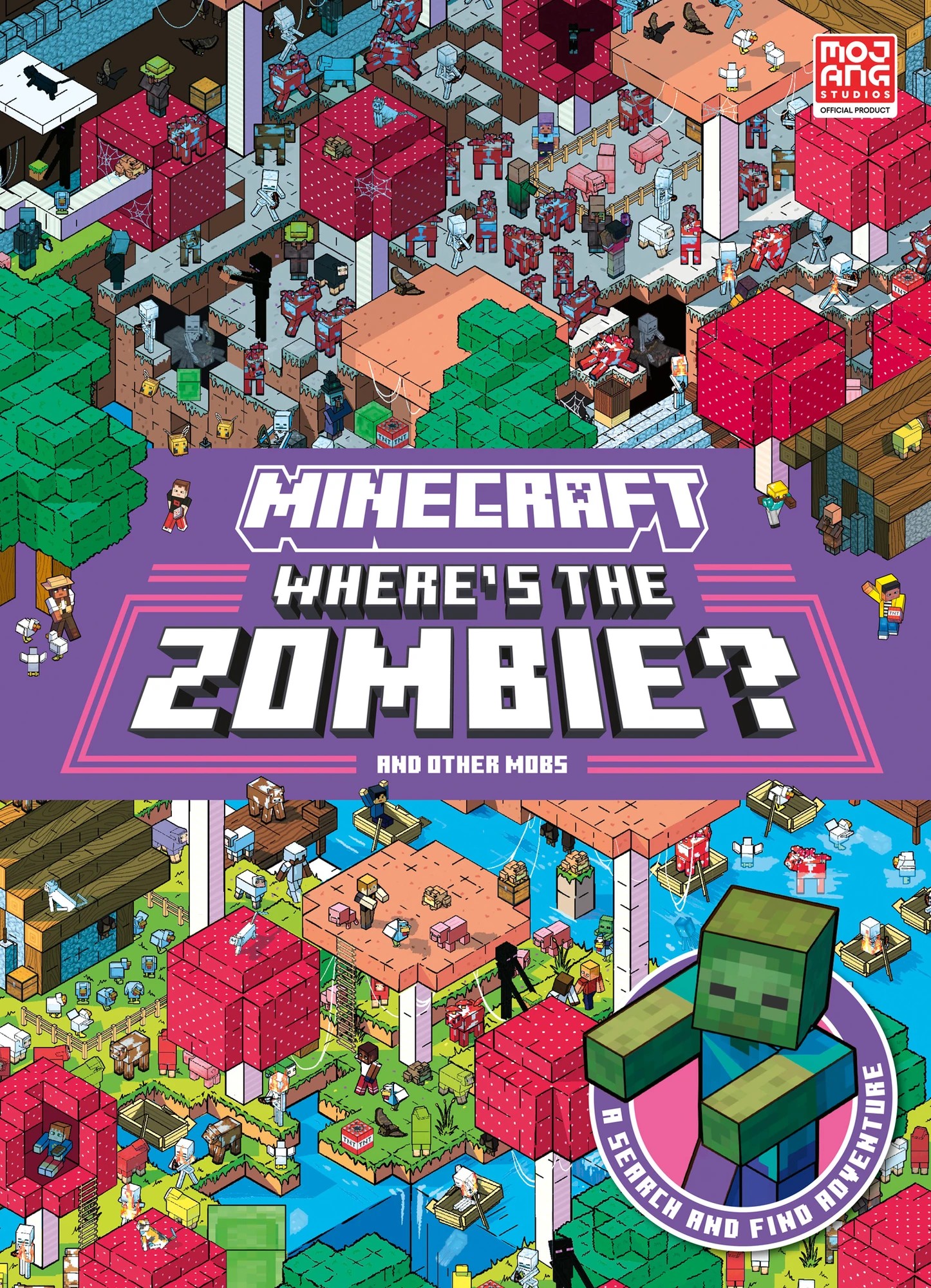 1 Minecraft Where's the Zombie? And Other Mobs - Book, 1 of 1