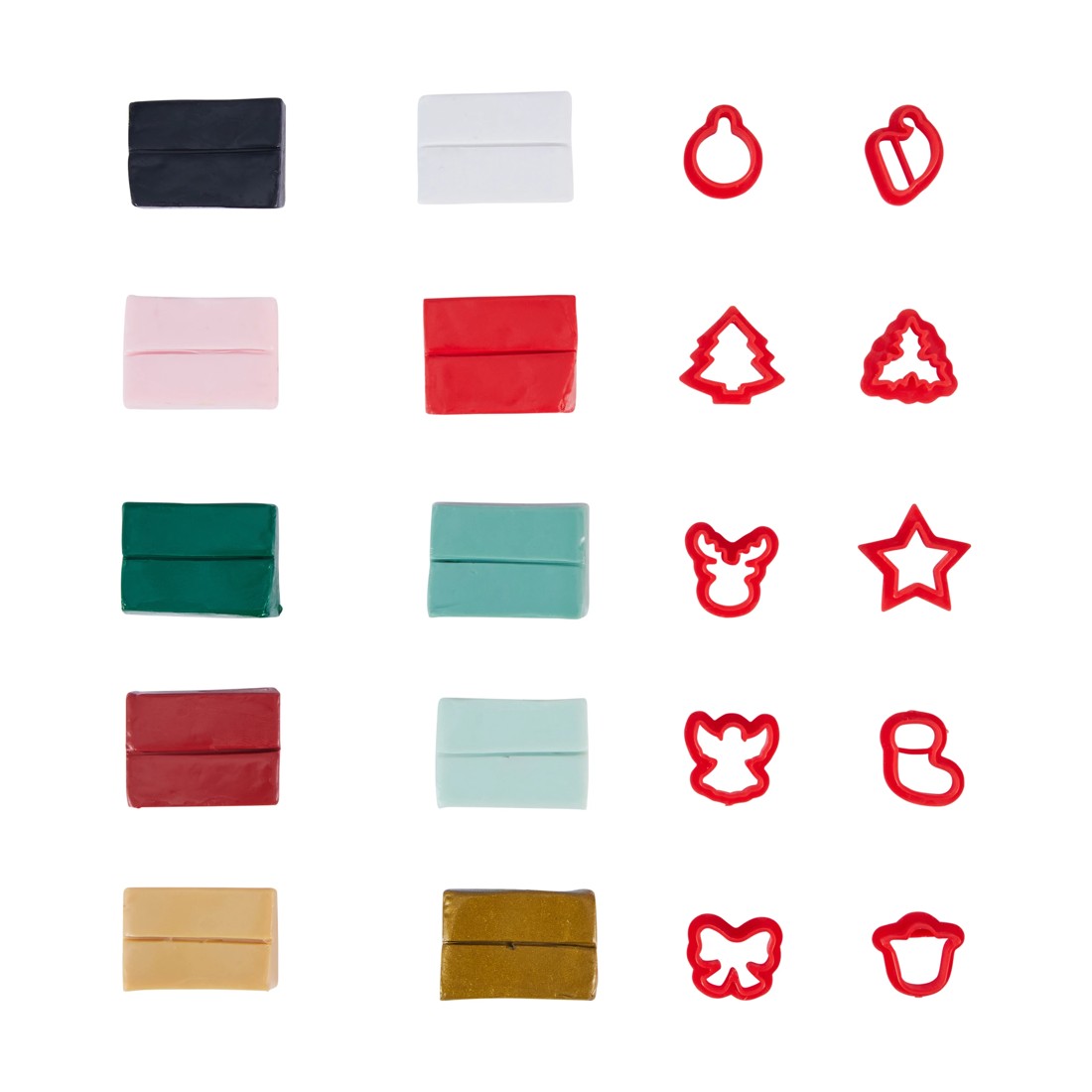 2 Christmas Craft Polymer Clay Set, 2 of 3