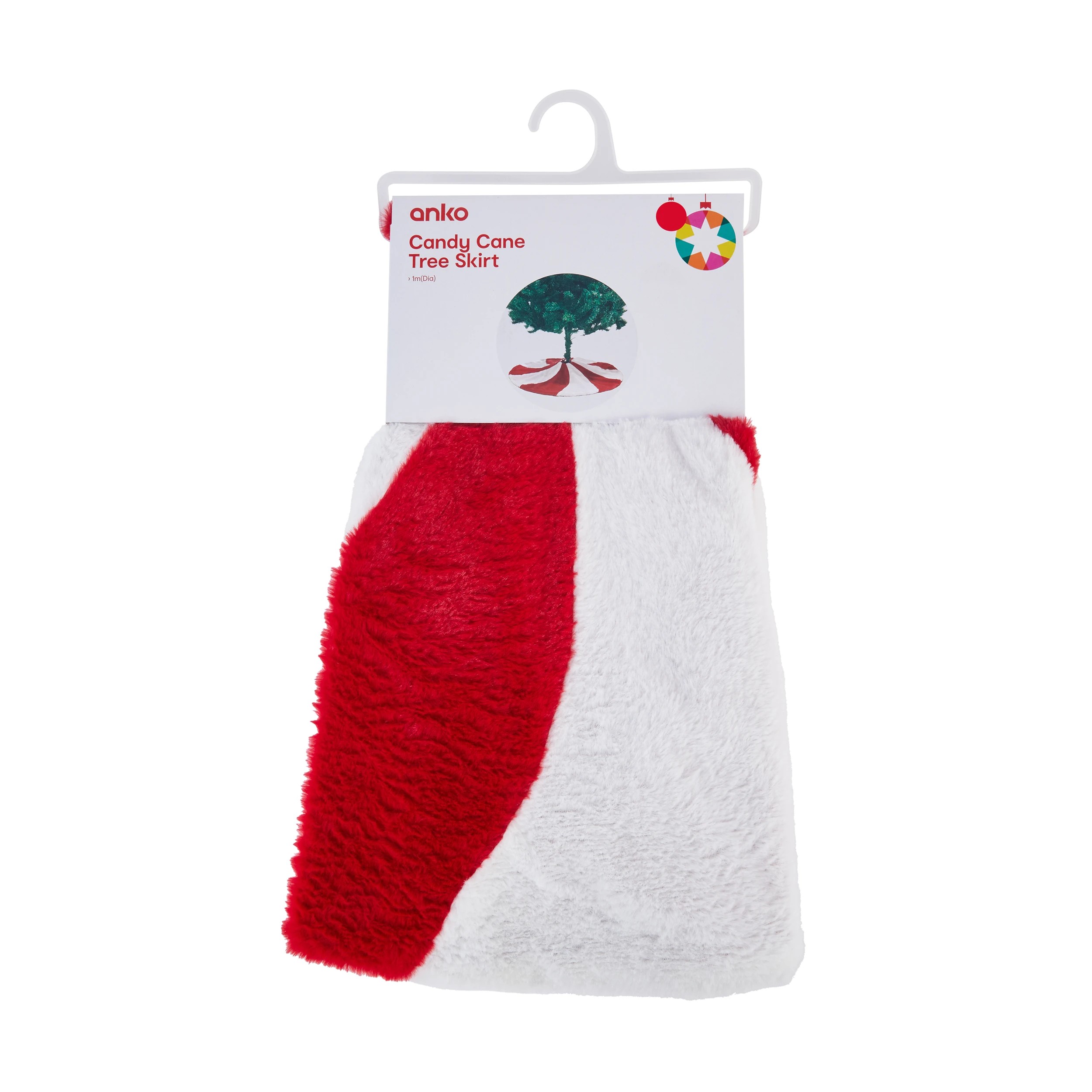 5 Candy Cane Tree Skirt, 5 of 5