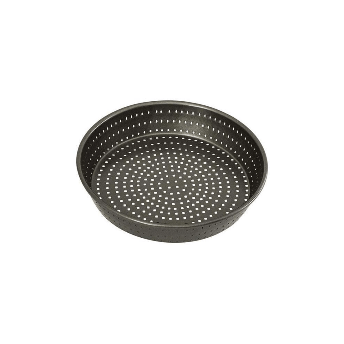 3 Bakemaster Perfect Crust Deep Pie Pan 23cm Carbon Steel Perforated Double-layer
 - Black, 3 of 3
