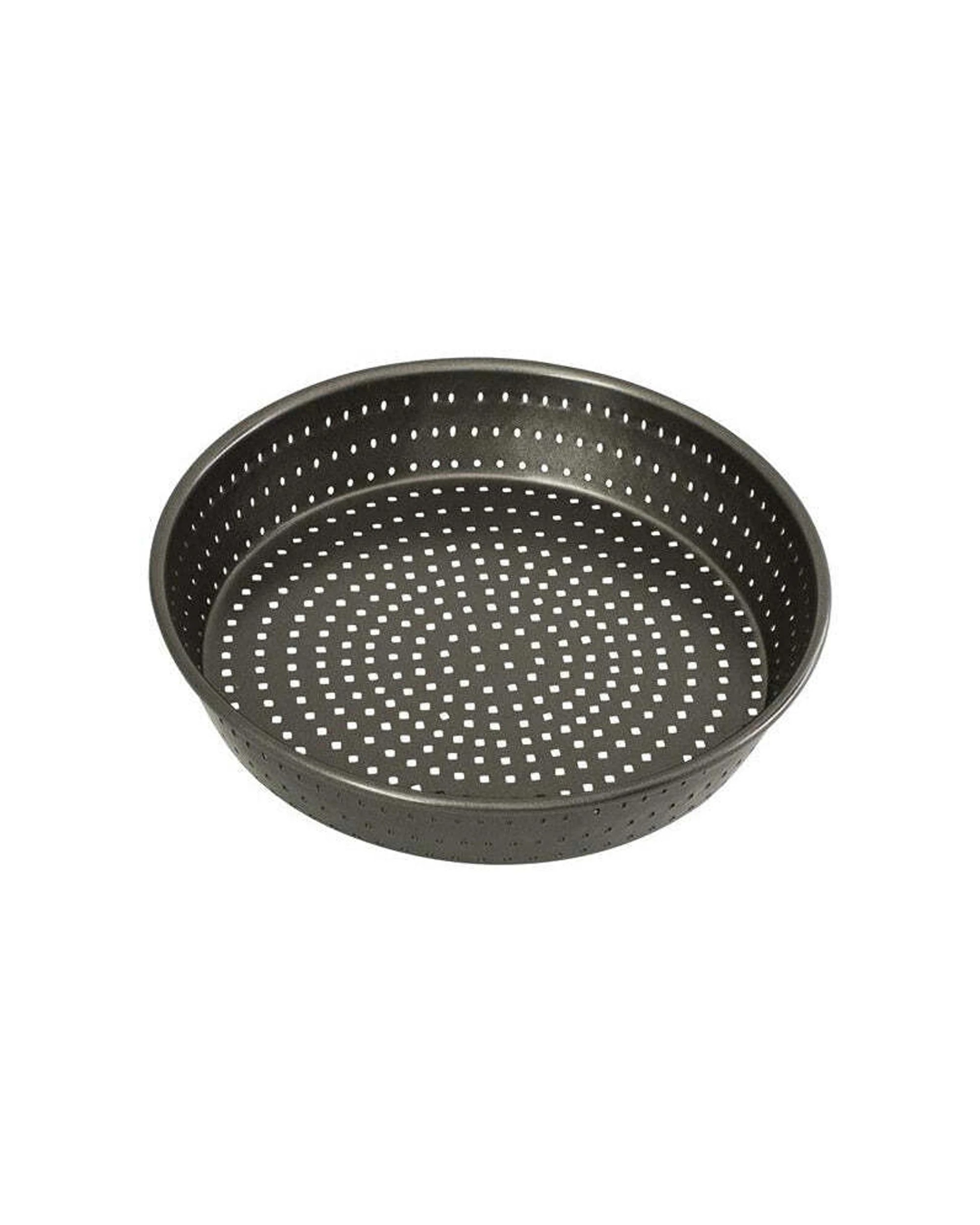 3 Bakemaster Perfect Crust Deep Pie Pan 23cm Carbon Steel Perforated Double-layer
 - Black, 3 of 3