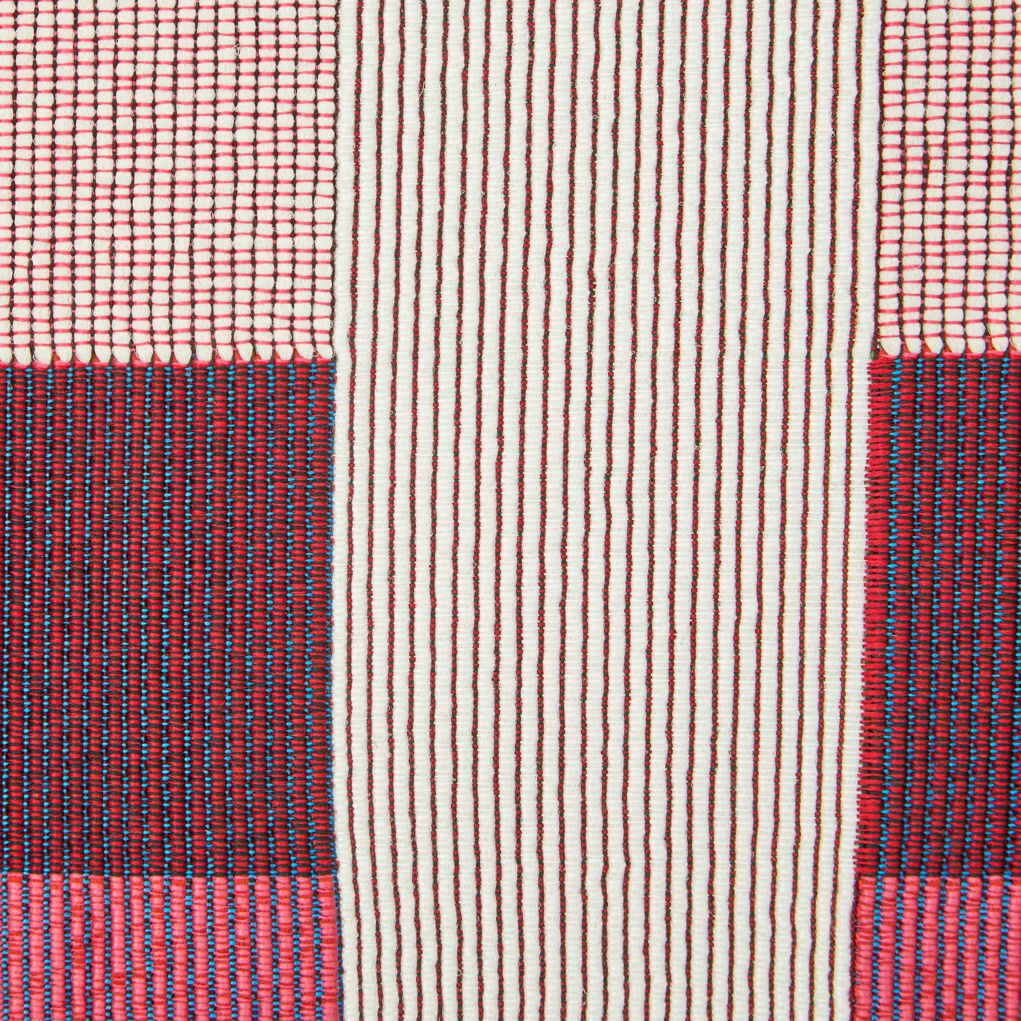 5 Common Ground Rugs Horizon Lattice 160x100cm - Small Pet Friendly Outdoor Floor Rug - Red - Pink, 5 of 9