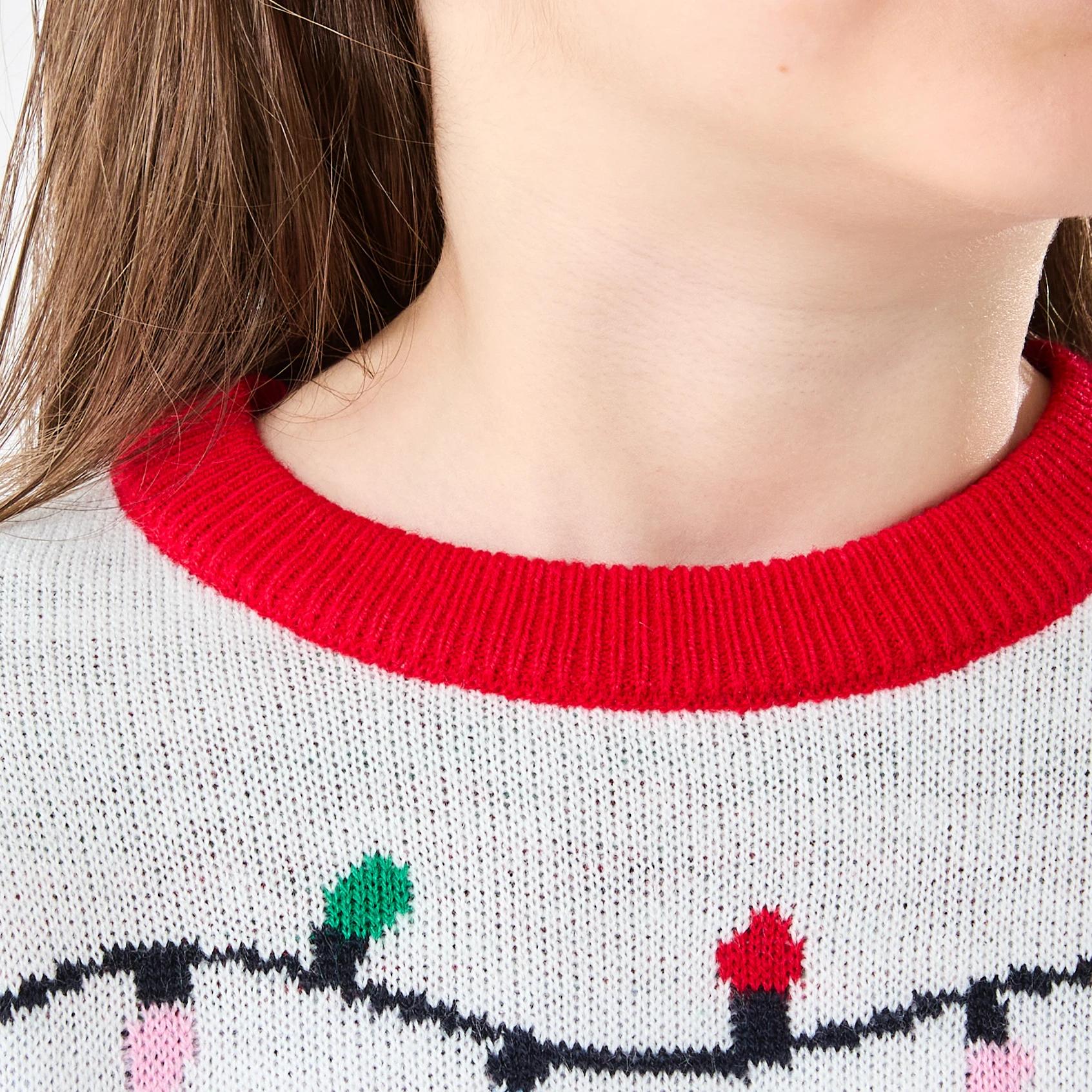 4 Christmas Knit Jumper Red Yoke, 4 of 7