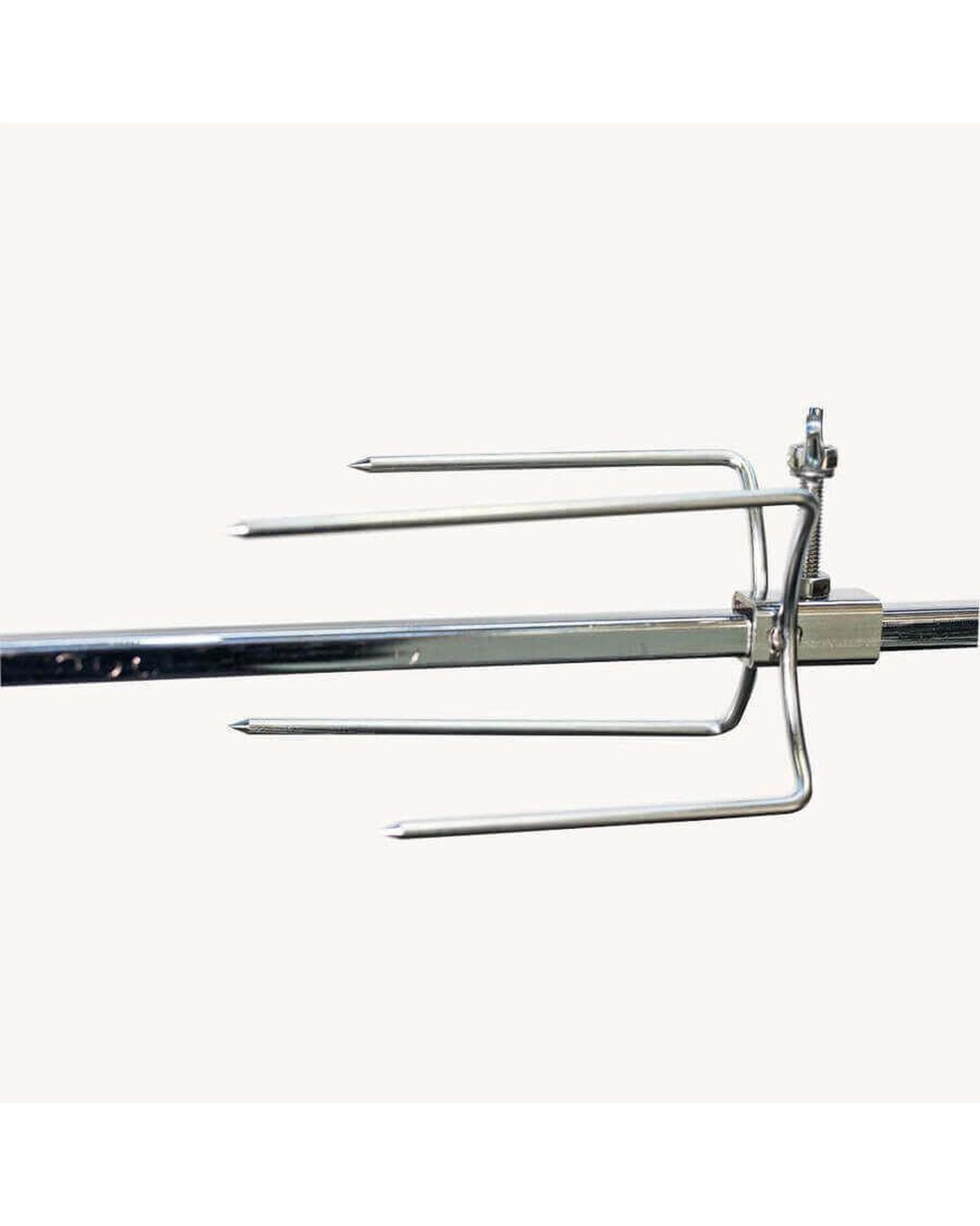 9 Flaming Coals Small 4 Prong Rotisserie Fork for Chicken - 10mm square x 2, 9 of 10
