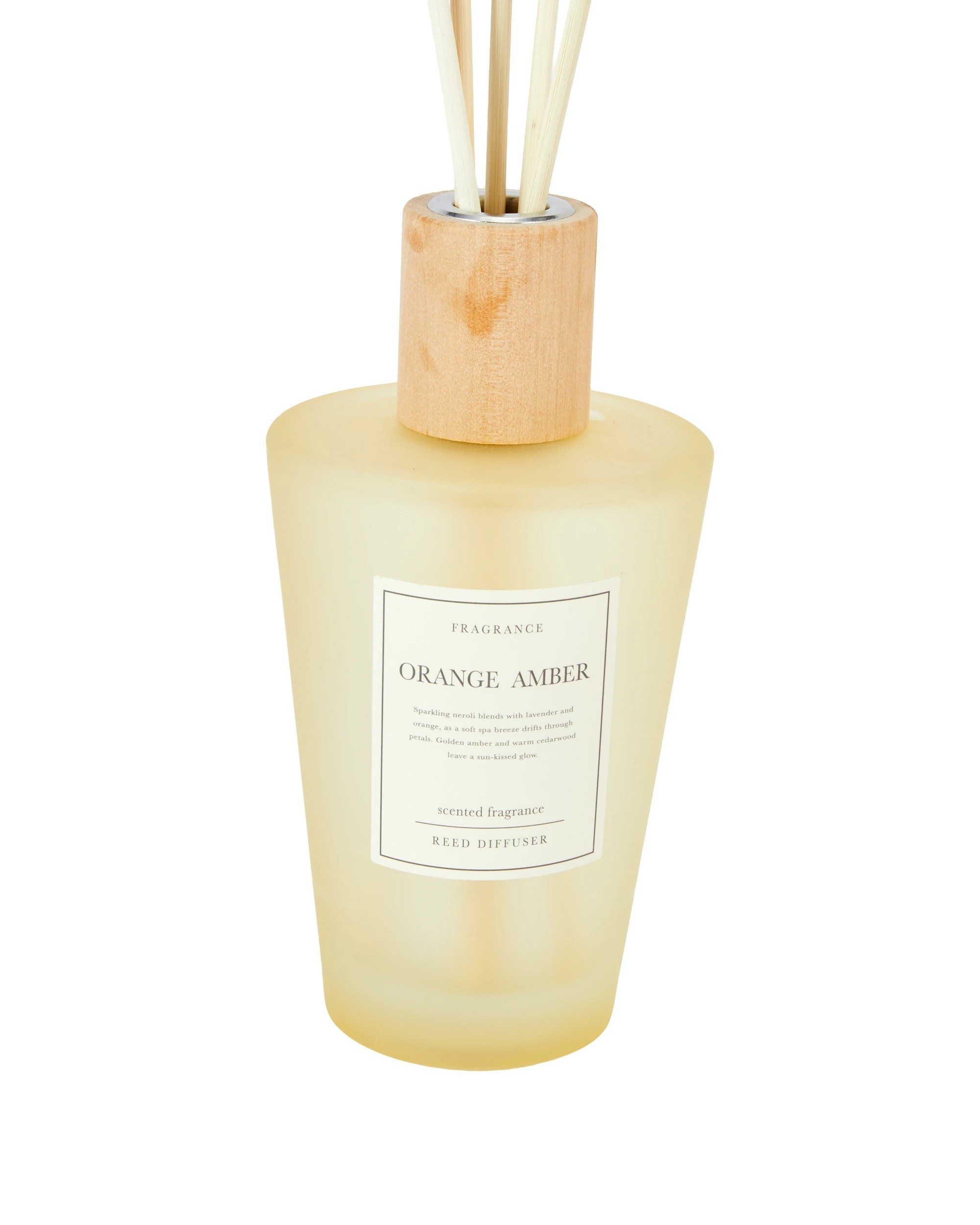 4 XL Frosted Orange Amber Reed Diffuser 350ml, 4 of 6