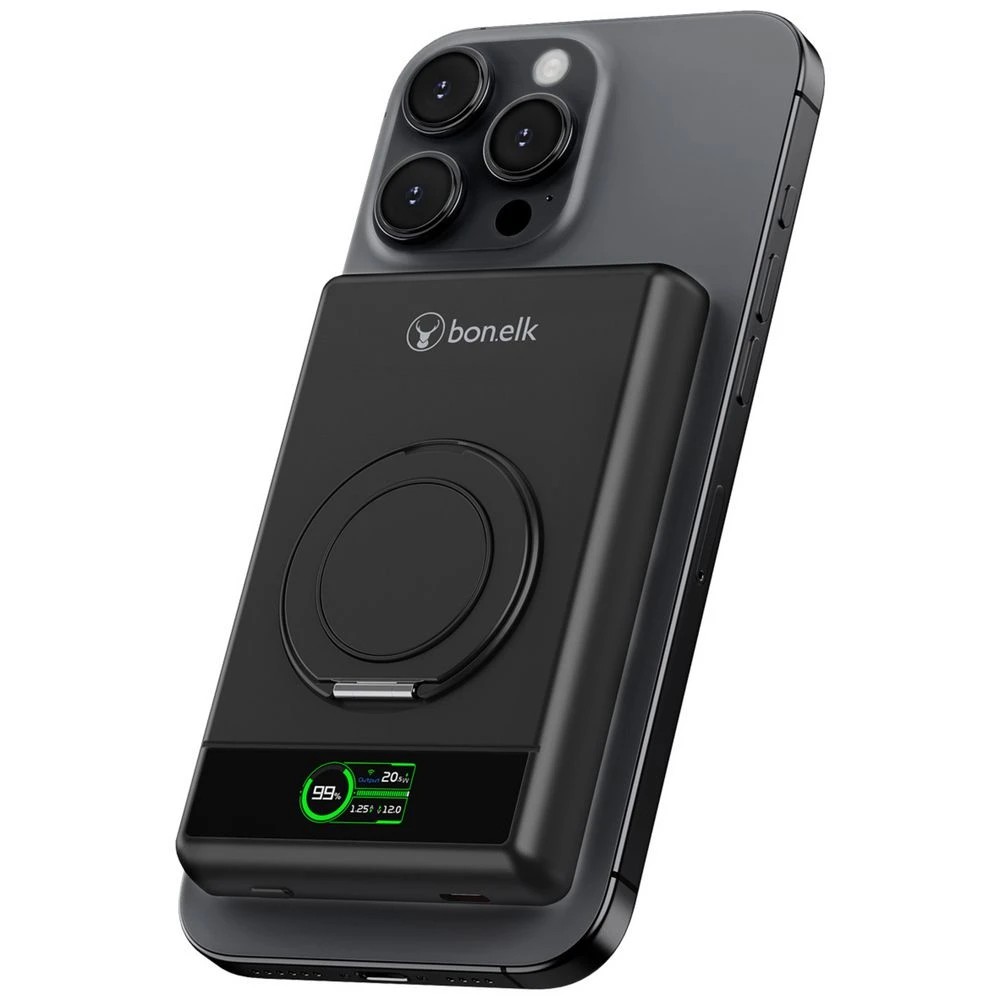 2 Bonelk MagTec 5-in-1 Power Bank 10k mAh Black, 2 of 7