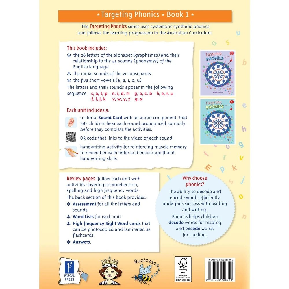 8 Targeting Phonics Book 1, 8 of 8