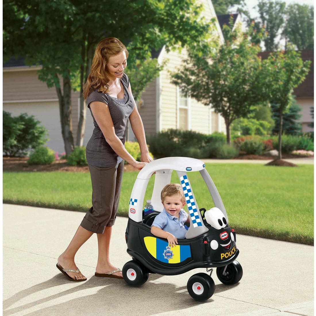 4 Little Tikes® Cozy Coupe Police Car - Black, 4 of 5