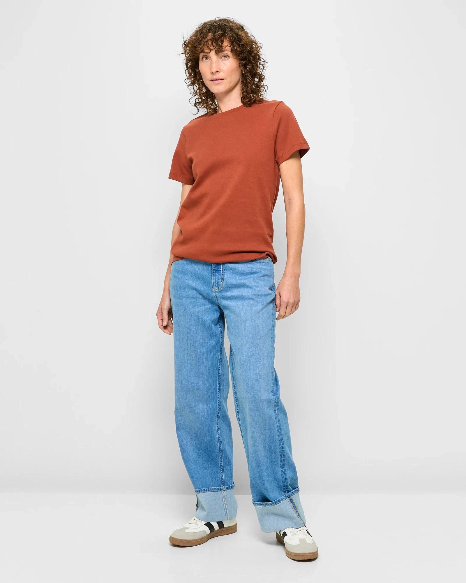 2 Target Australian Cotton Interlock Neat T-Shirt DESERT, 2 of 5