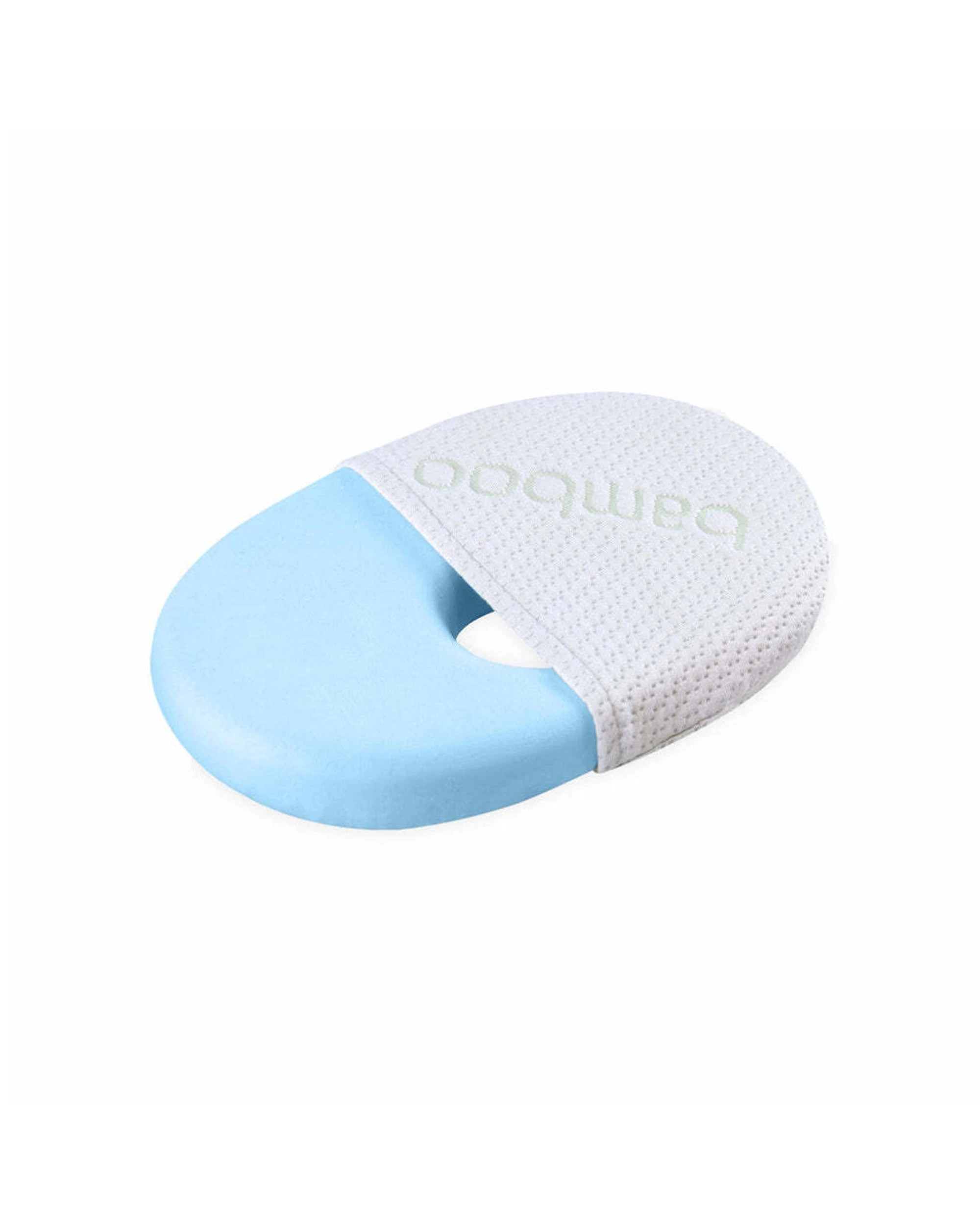 2 Comfy Baby Dimple Pressure Relief Head Pillow 0-8M Cooling Gel Memory Foam - White, 2 of 3