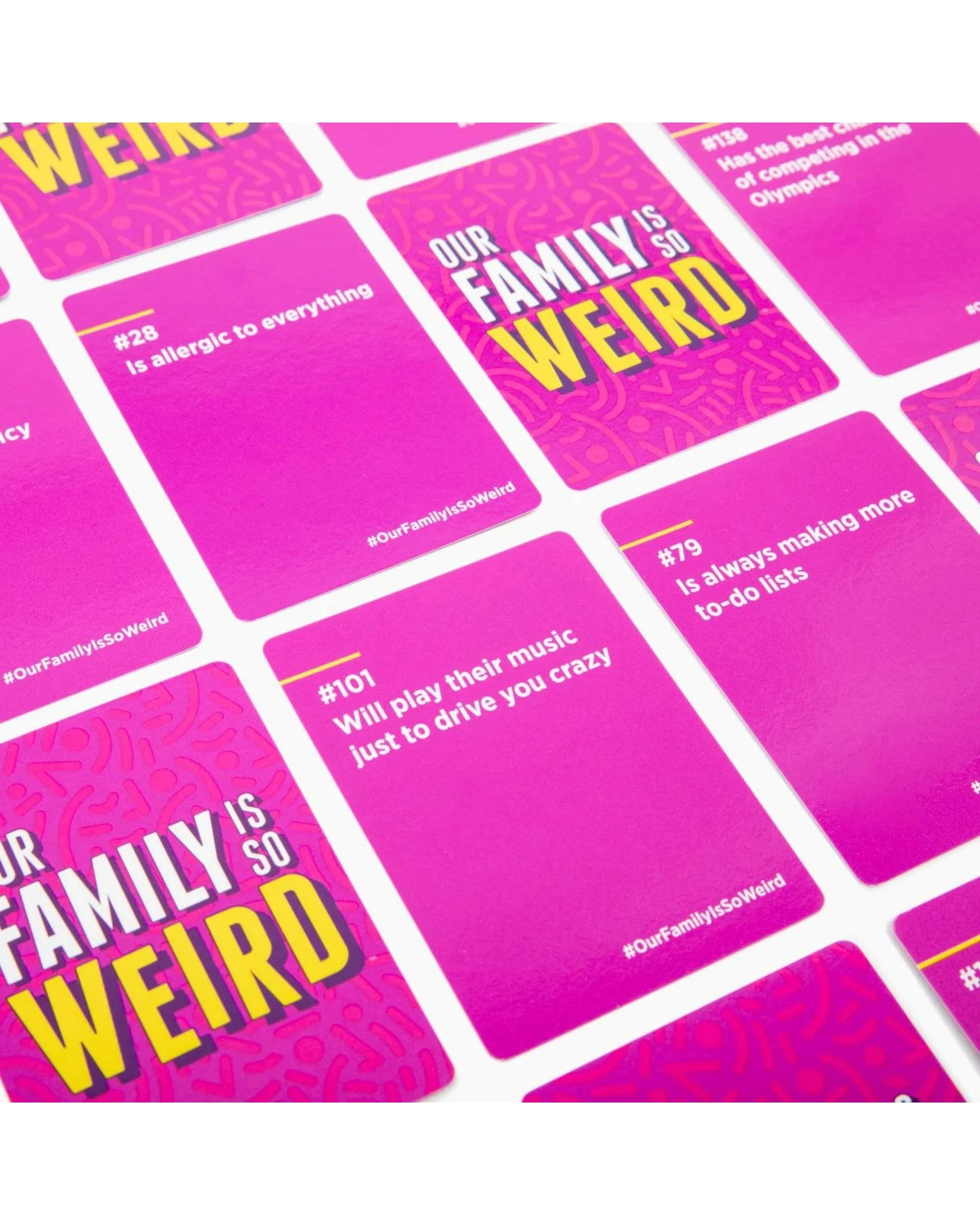 4 Our Family is So Weird Card Game, 4 of 6