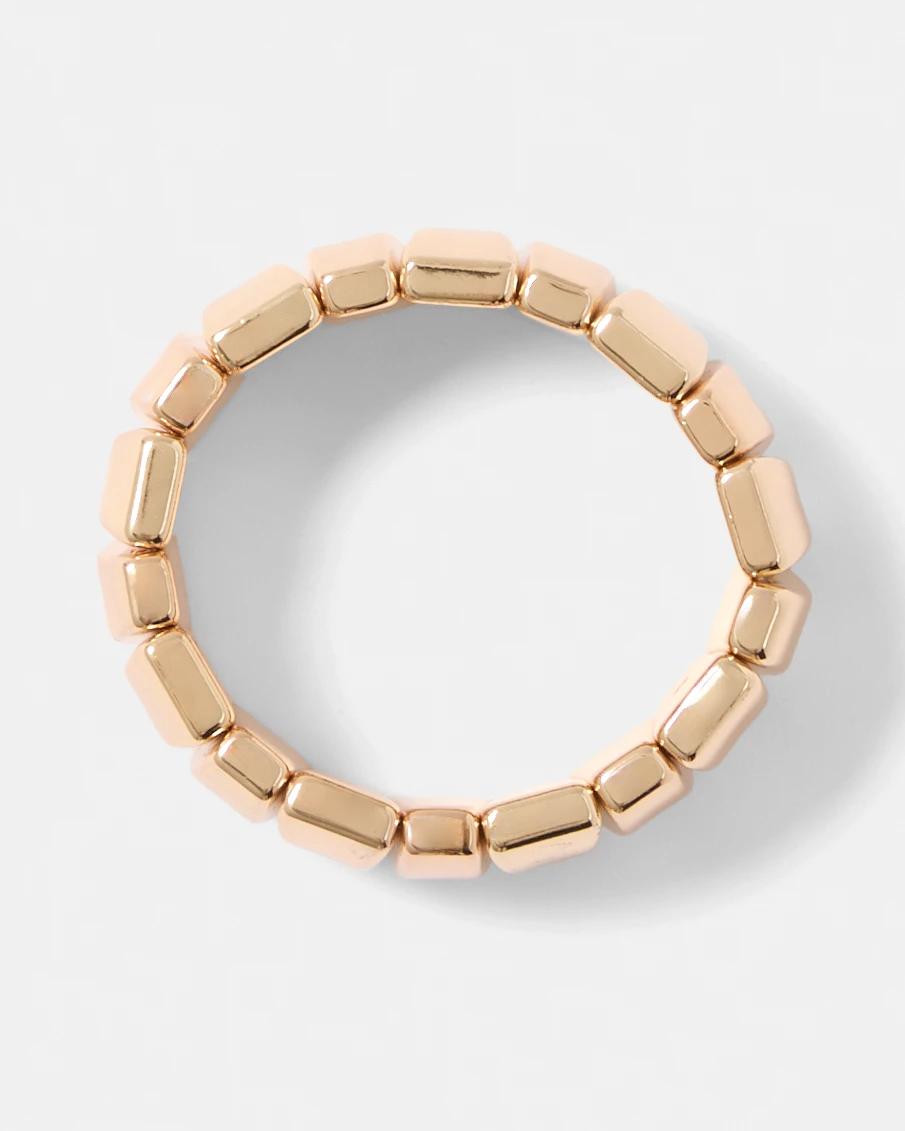 2 Chunky Stretch Bracelet - Gold Tone Gold, 2 of 5