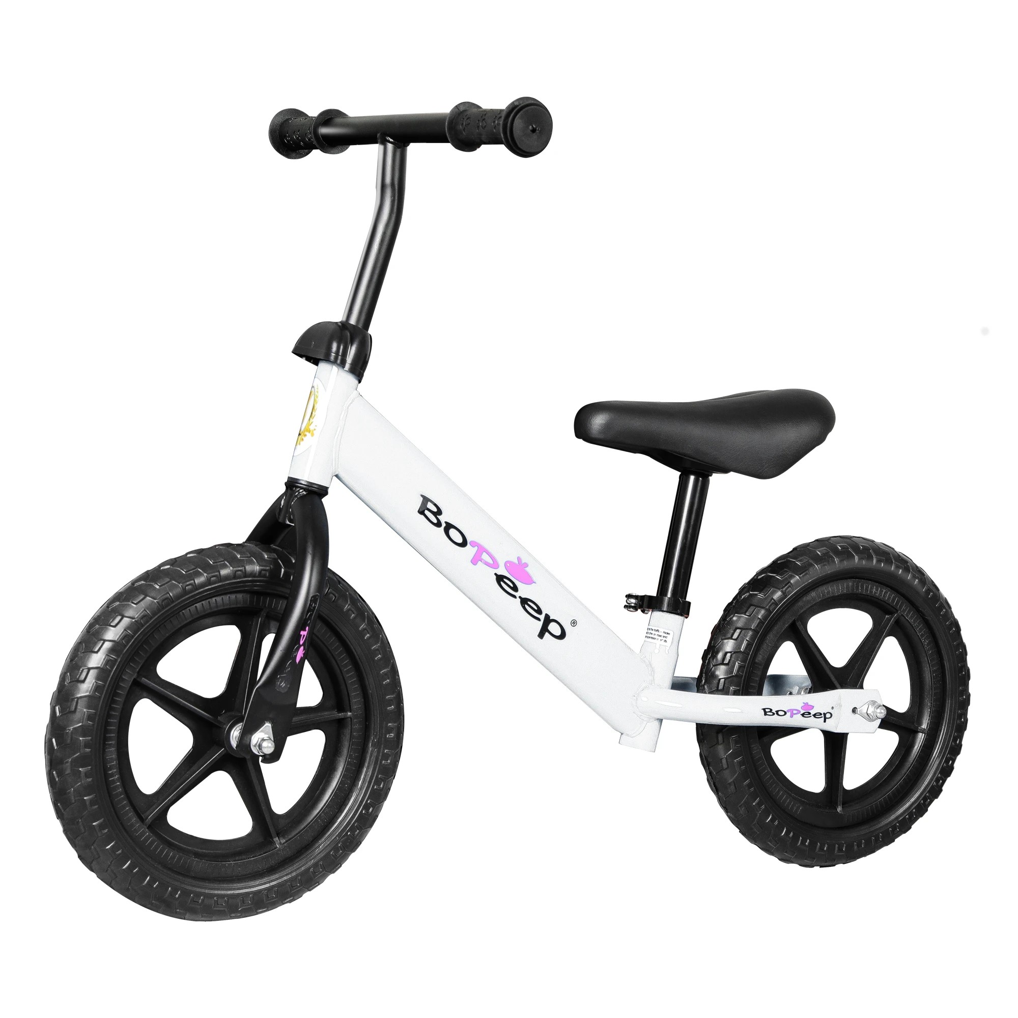 1 Bopeep Kids Balance Bike - White, 1 of 6