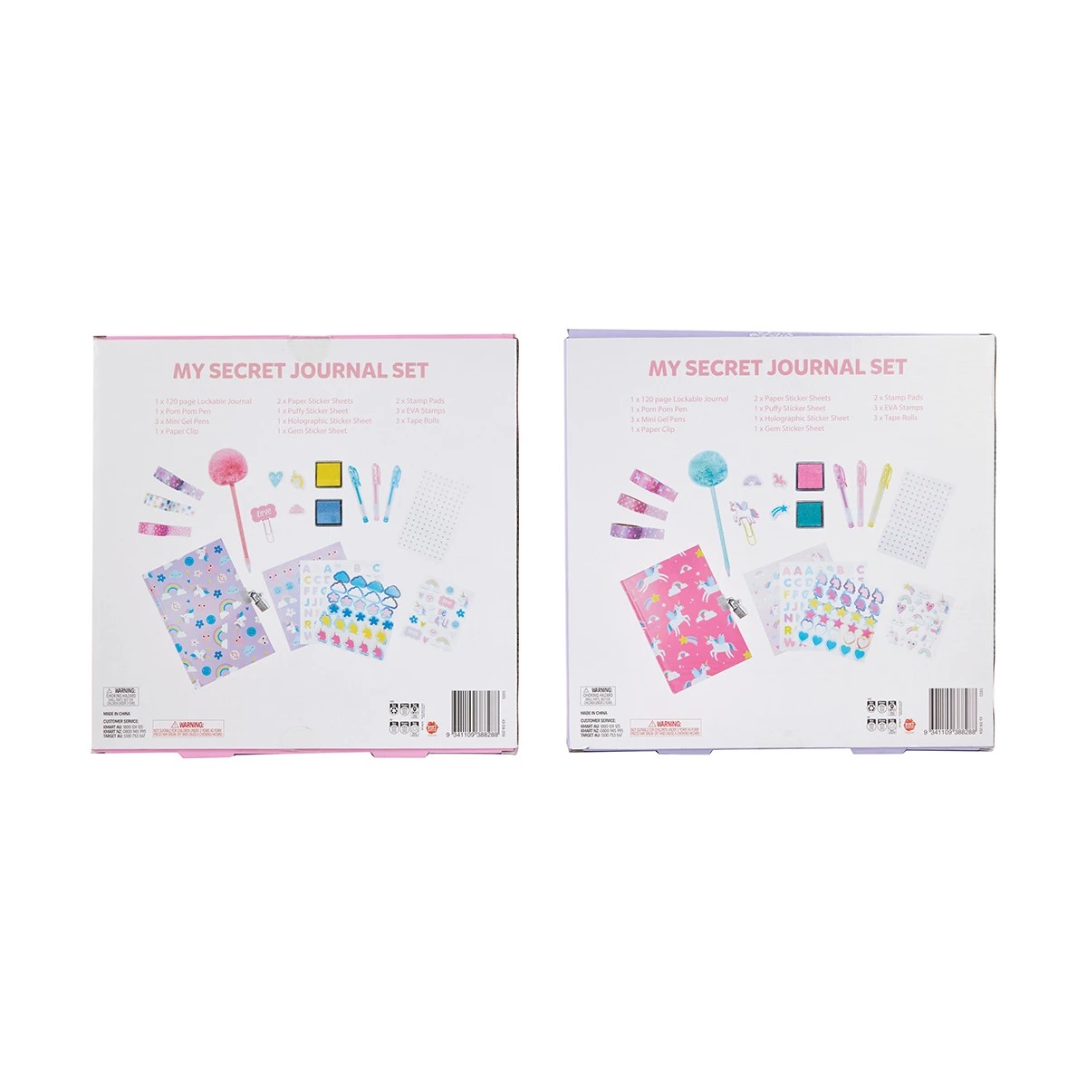 10 My Secret Journal Set - Assorted, 10 of 10