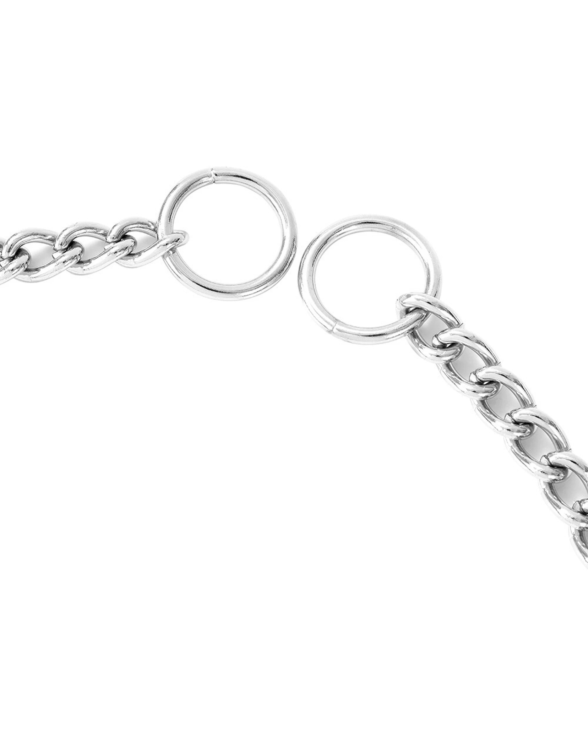 7 Paws And Claws 3pc Chain Dog Collar Training Durable Metal Collar XL 75cm - Multi, 7 of 8