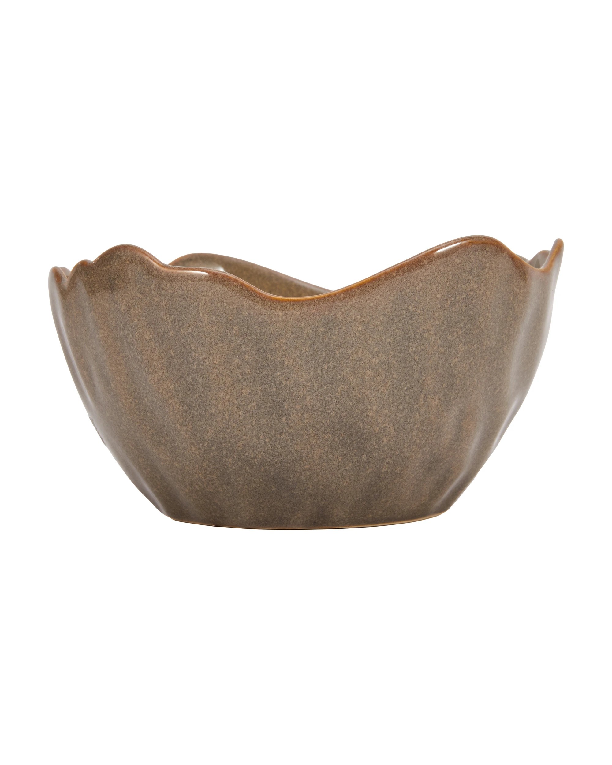 1 XL Wavy Edge Ceramic Candle, 1 of 5