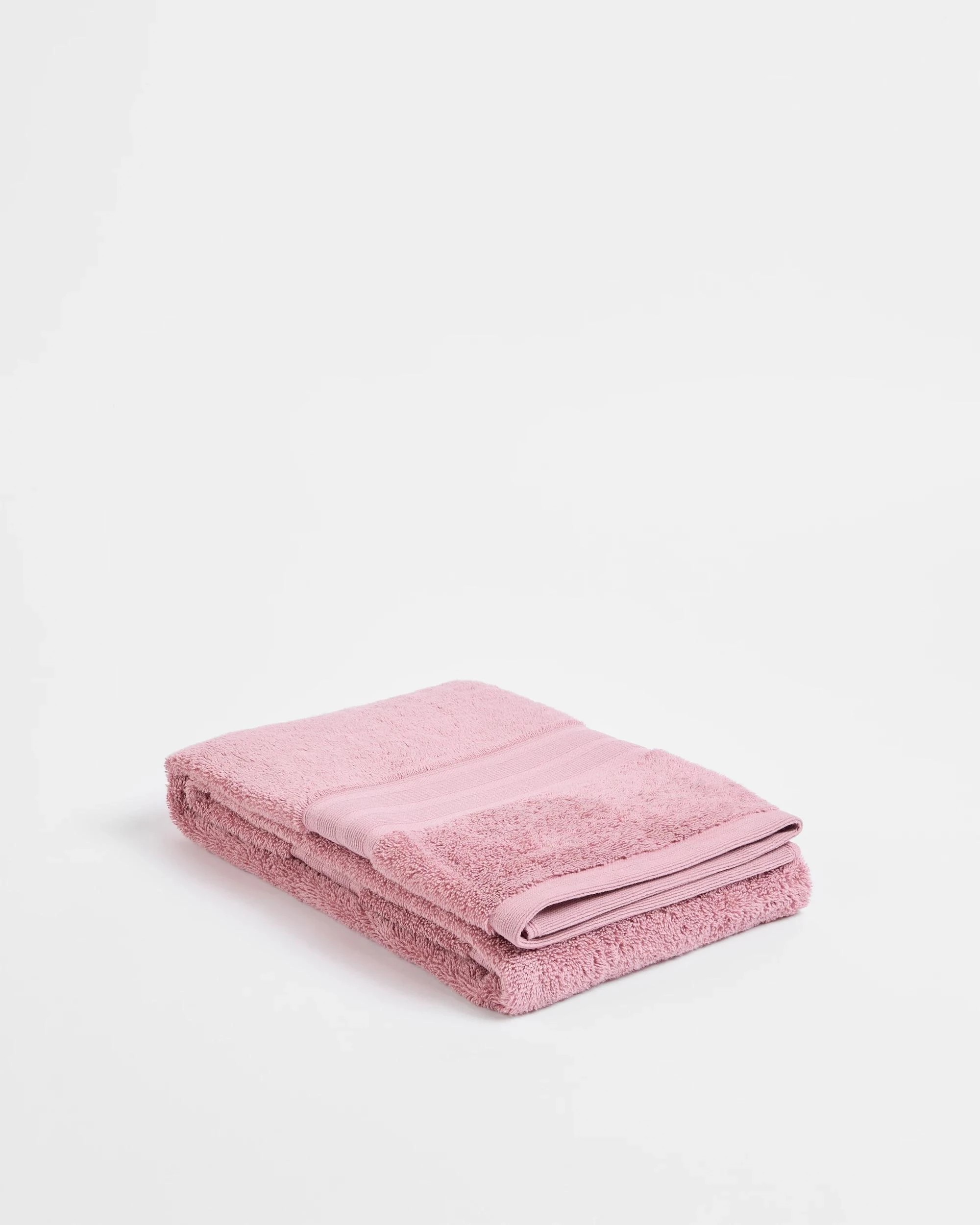 1 Grandeur Australian Cotton Bath Towel - Pink, 1 of 2