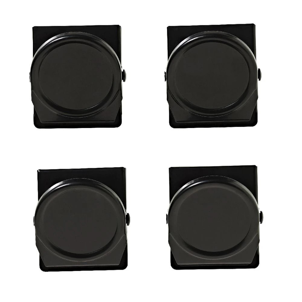 3 J.Burrows Magnetic Clips Round Black 4 Pack, 3 of 4