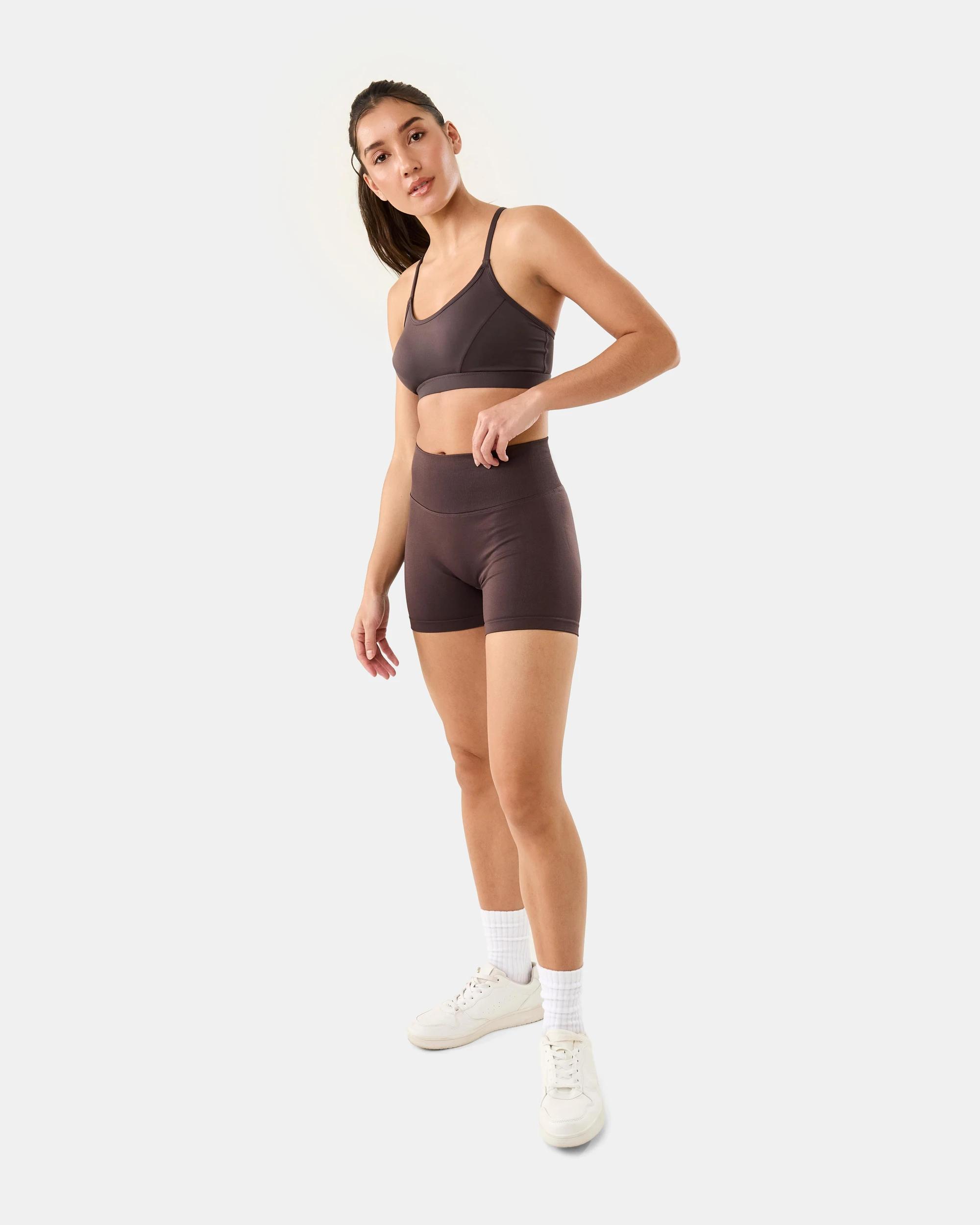 3 Active Womens Lift and Form Bike Shorts Espresso, 3 of 6