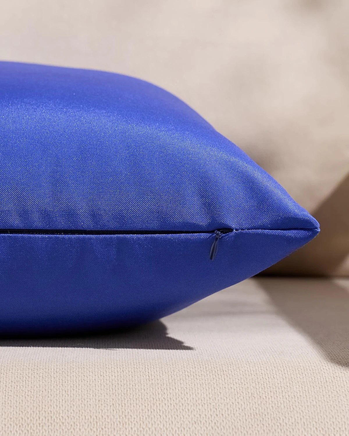 3 Gioia Casa 2-Pack Outdoor Waterproof Cushion Covers - Royal Blue, 30×50cm, 3 of 3