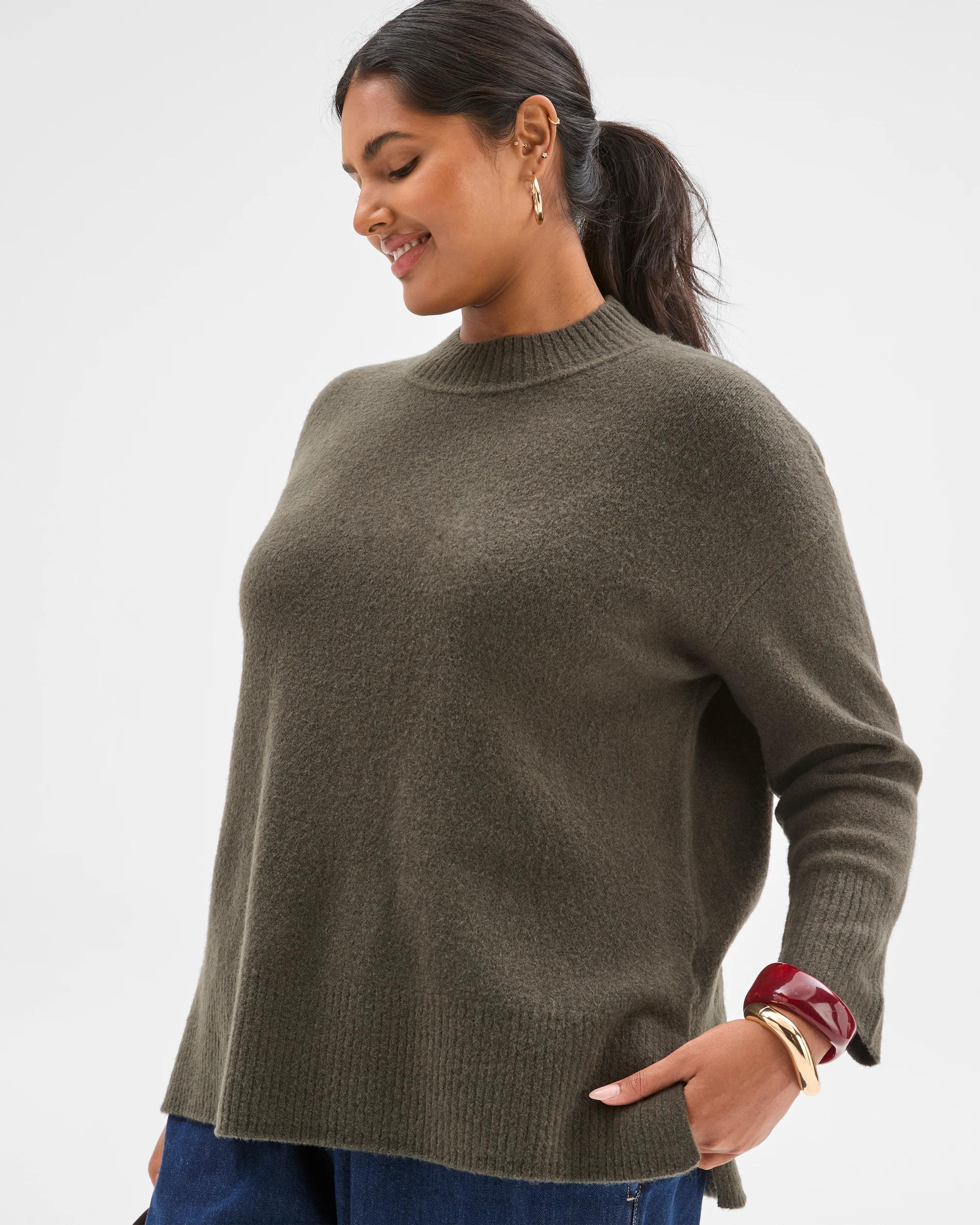 3 Target Curve Plus Size Super Soft Jumper OREGANO, 3 of 5
