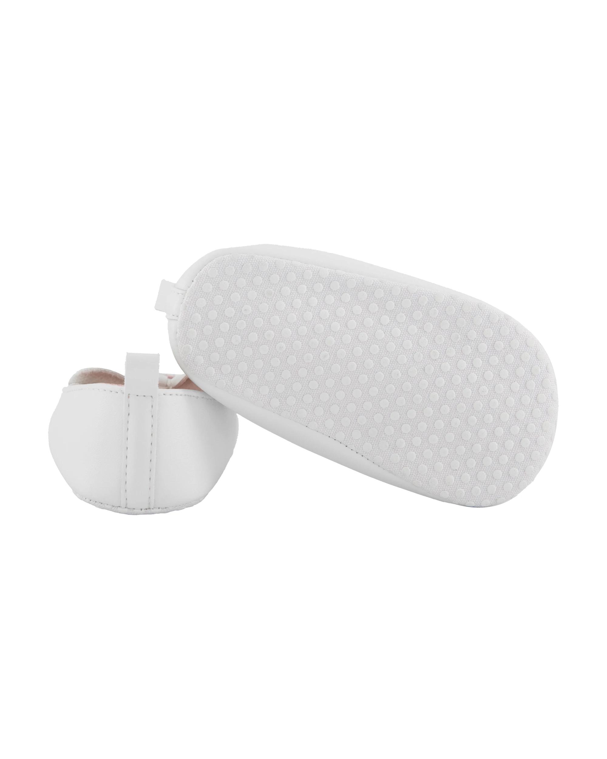 5 Baby A-Bar Shoes White, 5 of 5