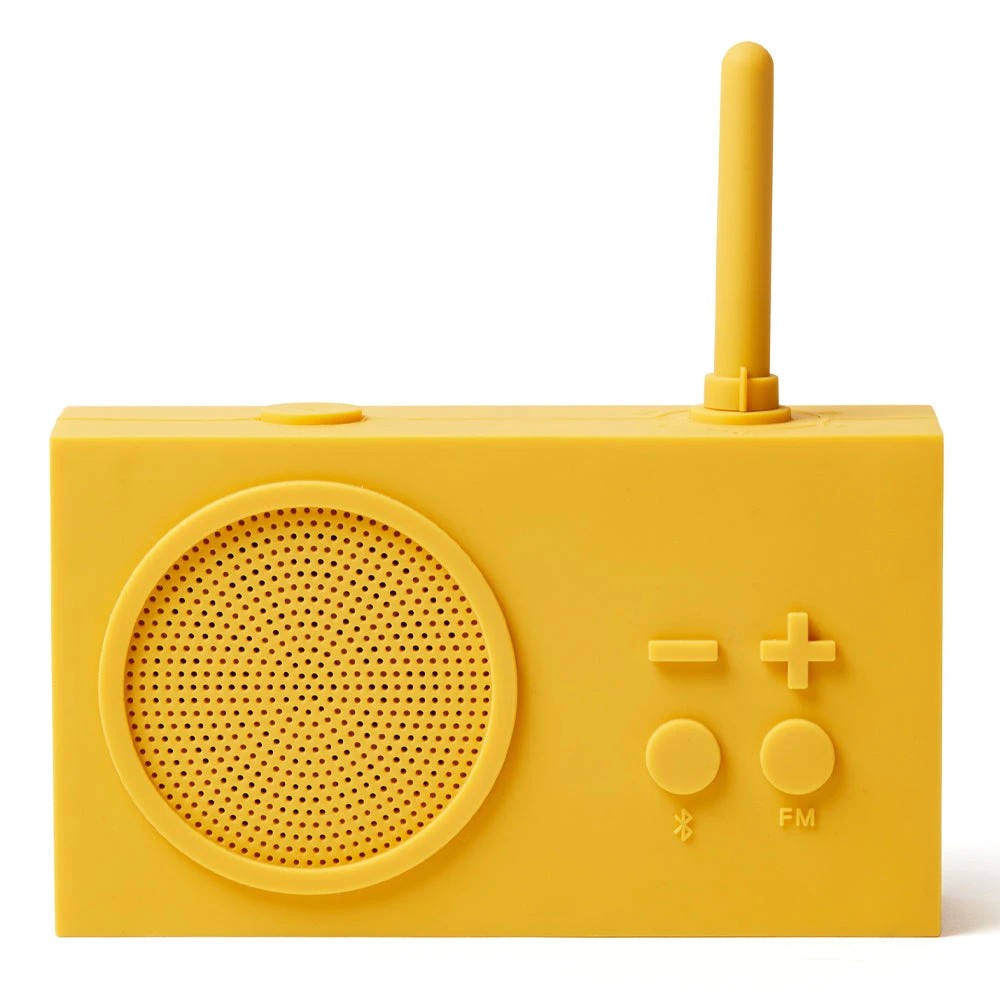 1 Lexon Thykho 3 Fm Radio & Bluetooth Speaker - Yellow, 1 of 5