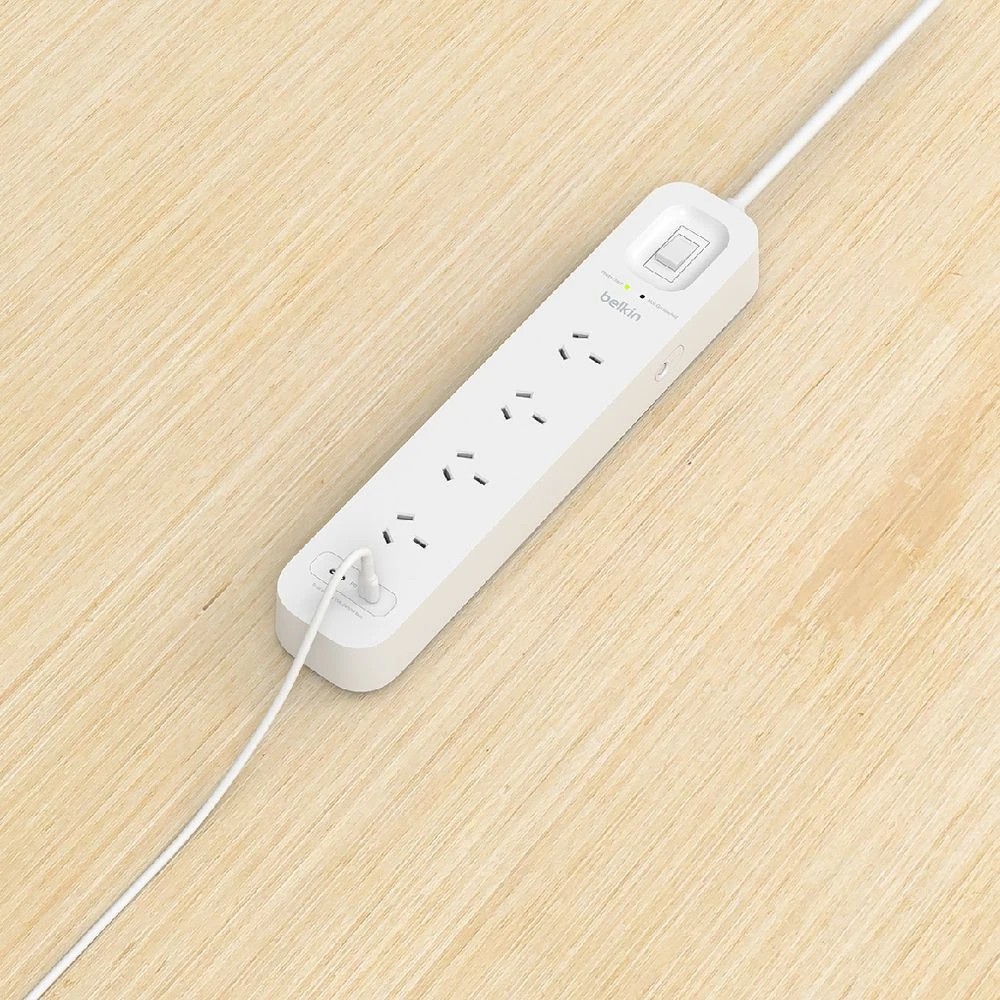 6 Belkin Connect 4-Outlet 2 USB Surge Protector, 6 of 9