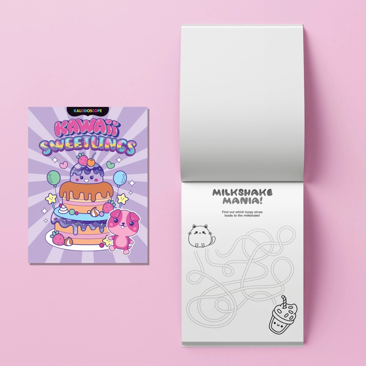 3 Kaleidoscope Colouring Kit: Kawaii Sweetlings - Book, 3 of 5
