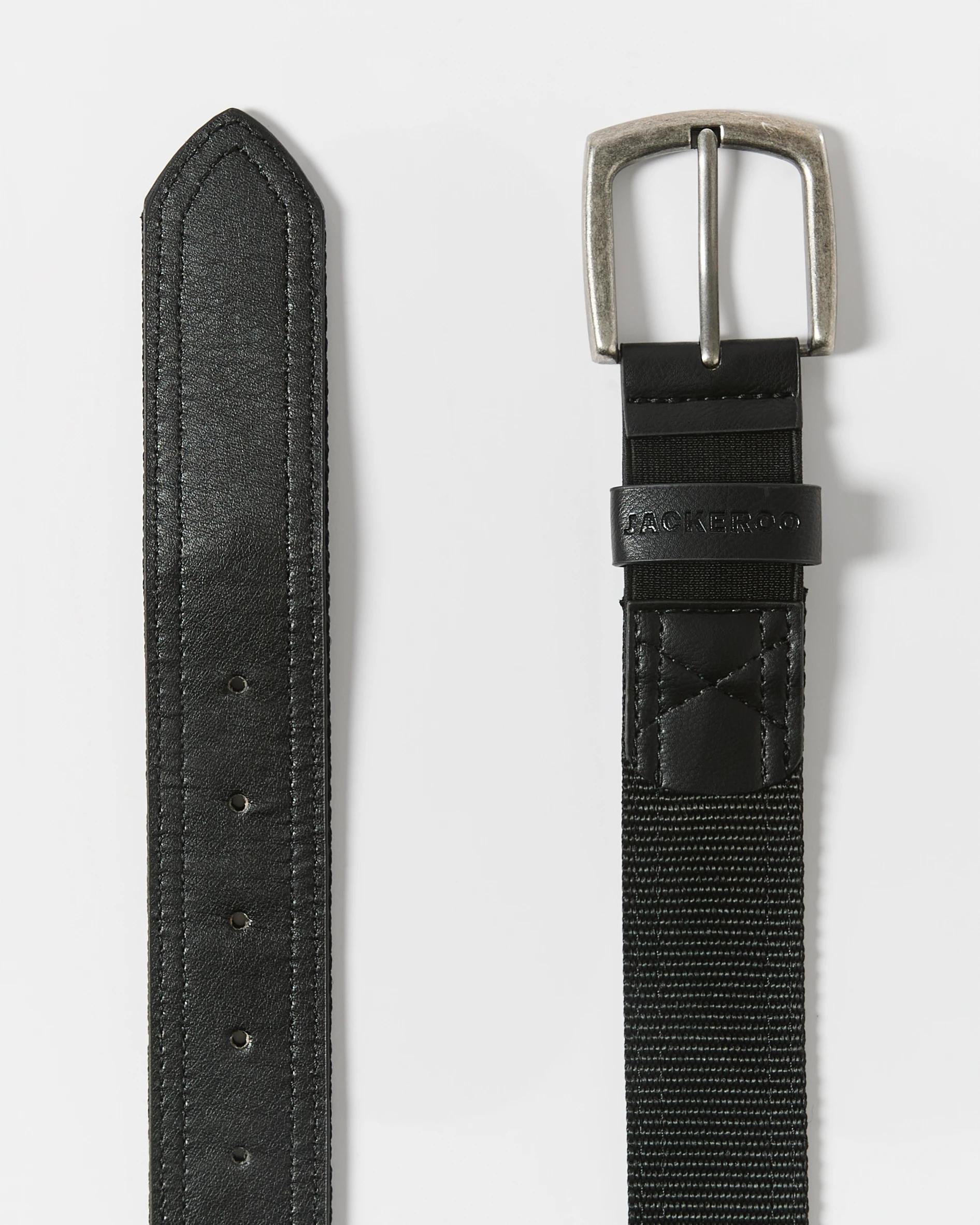 2 Jackeroo Comfort Web Belt Black, 2 of 4