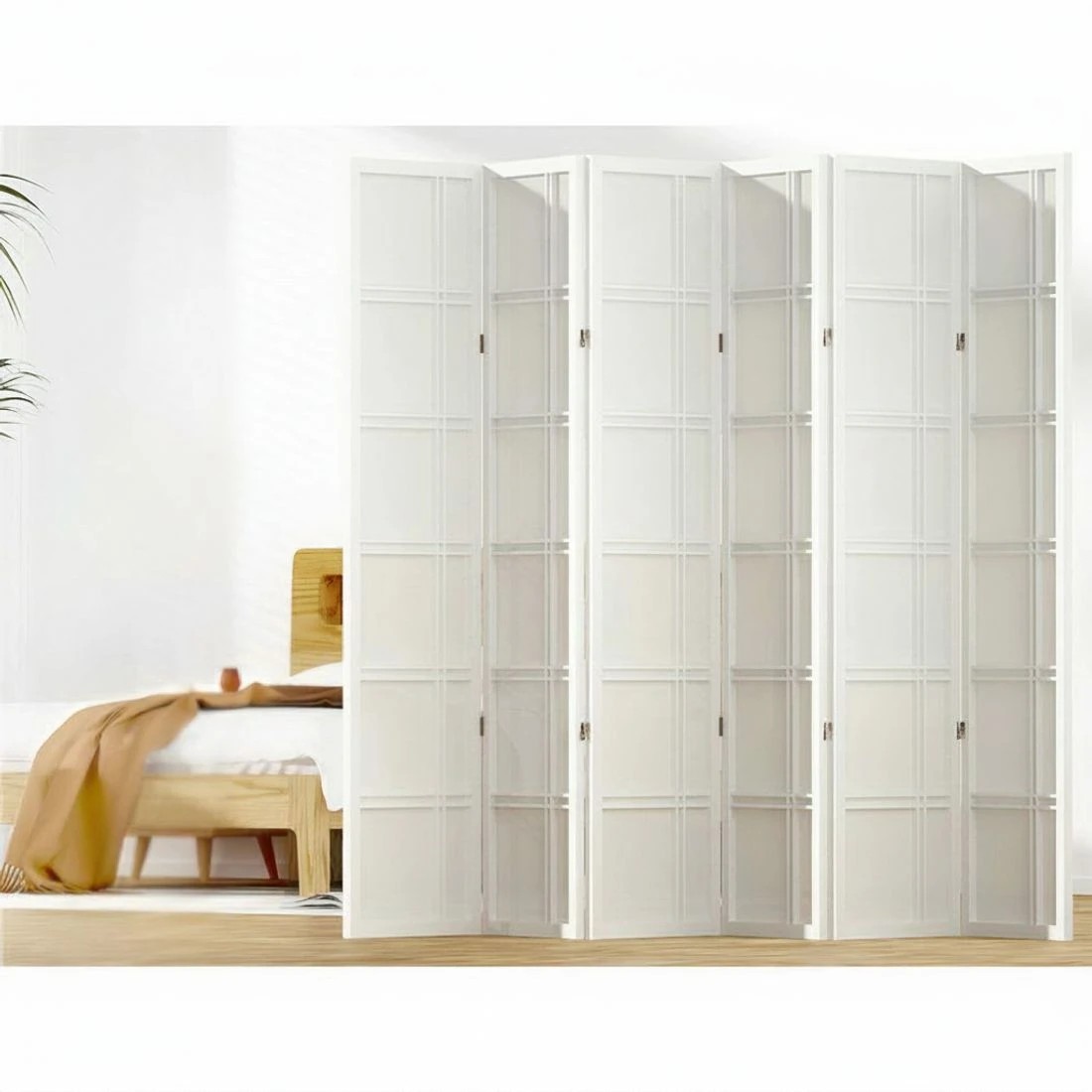 4 Artiss 6 Panel Room Divider Screen 265x179cm Nova - White, 4 of 7