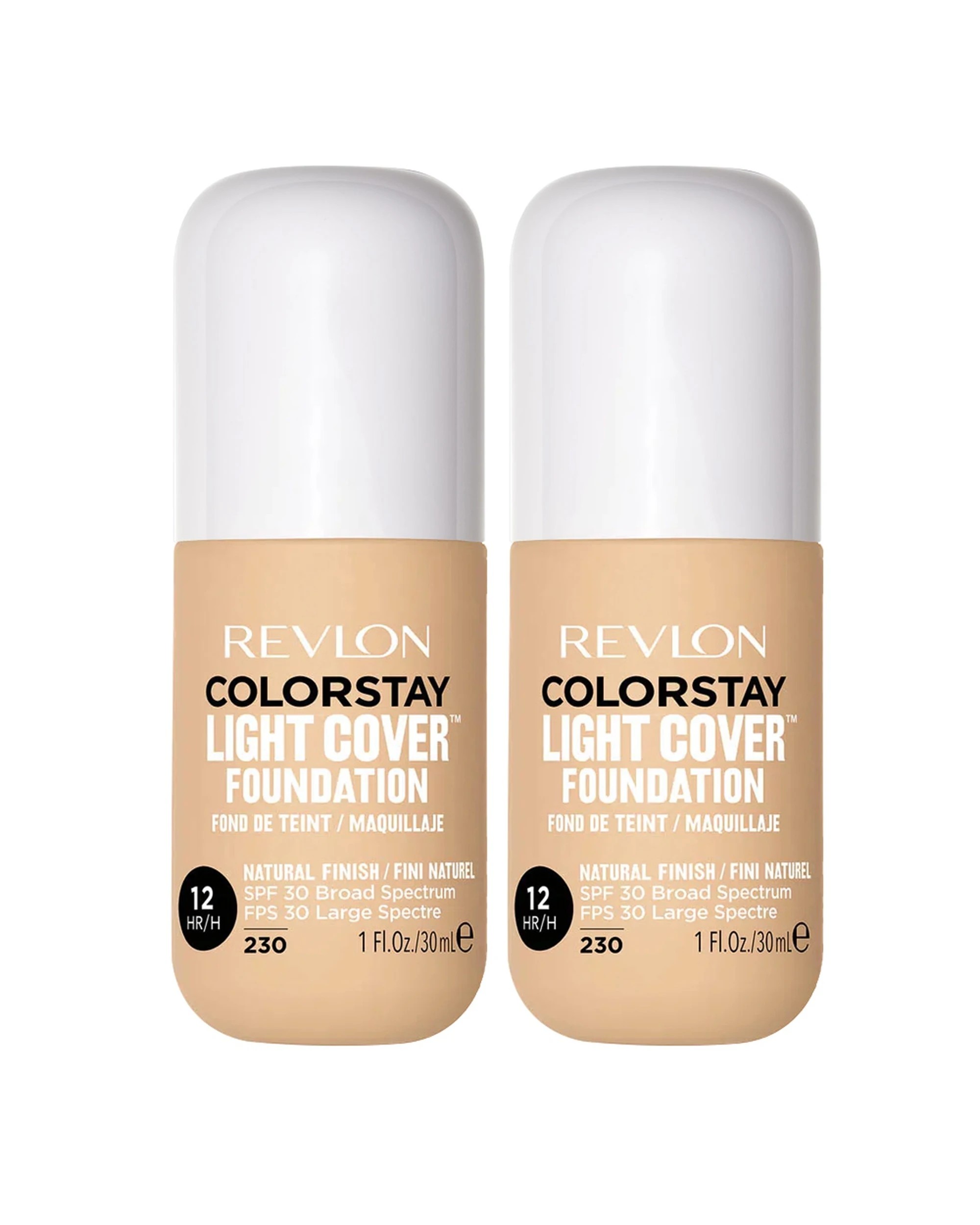 1 Revlon Colorstay Light Cover Foundation 30ml 230 Natural Ochre - 2 Pack, 1 of 1