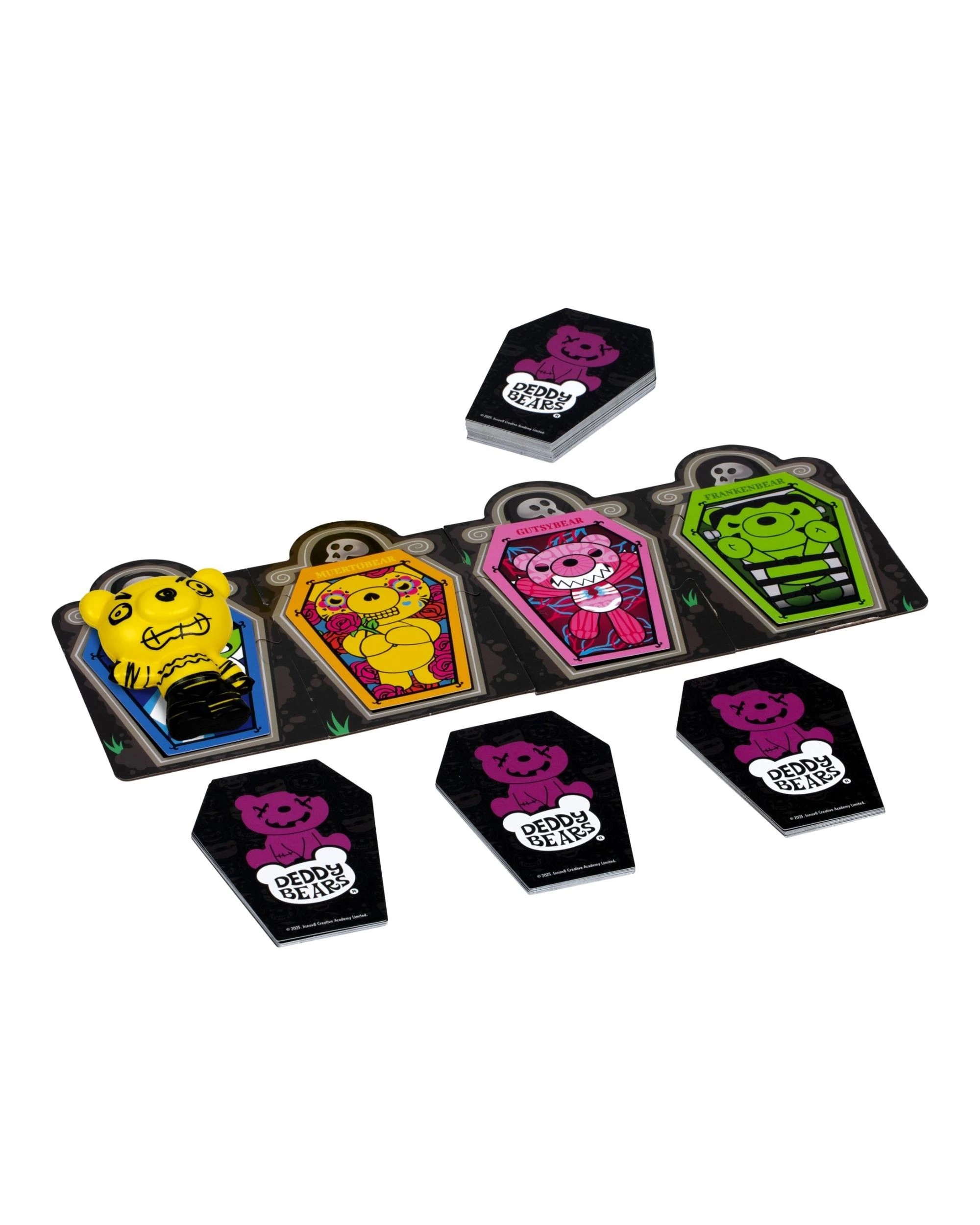 6 Deddy Bears Tomb Lock Card Game, 6 of 10