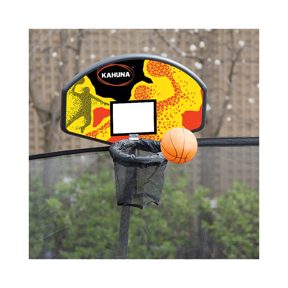 7 Kahuna Trampoline 6 Ft With Basketball Set - Rainbow, 7 of 9