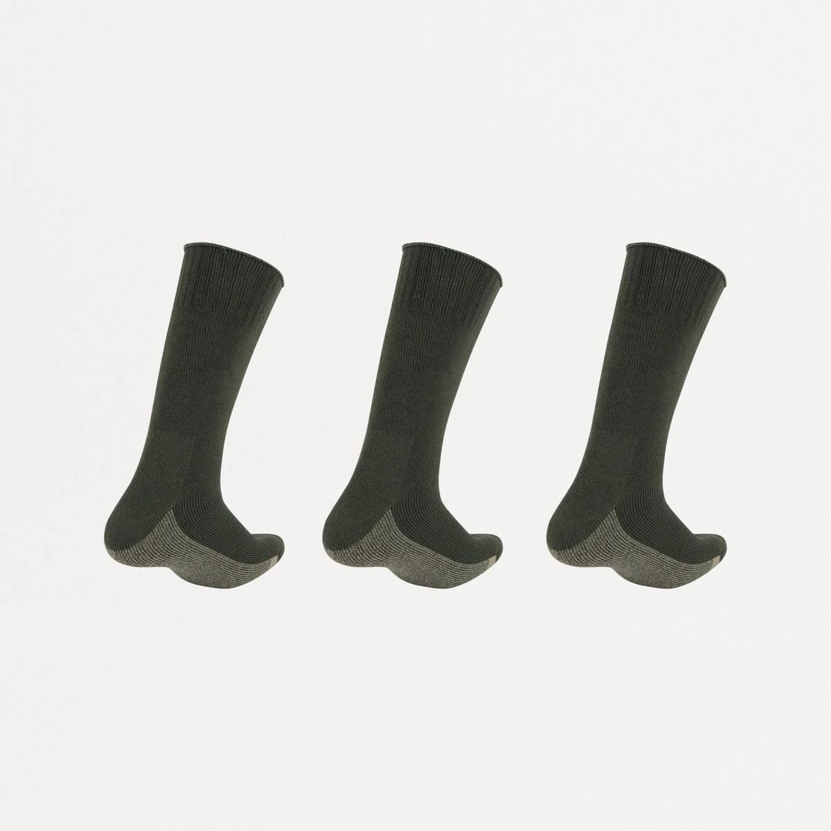 2 3 Pack Bamboo Crew Industrial Socks BEETLE BAMBOO, 2 of 3