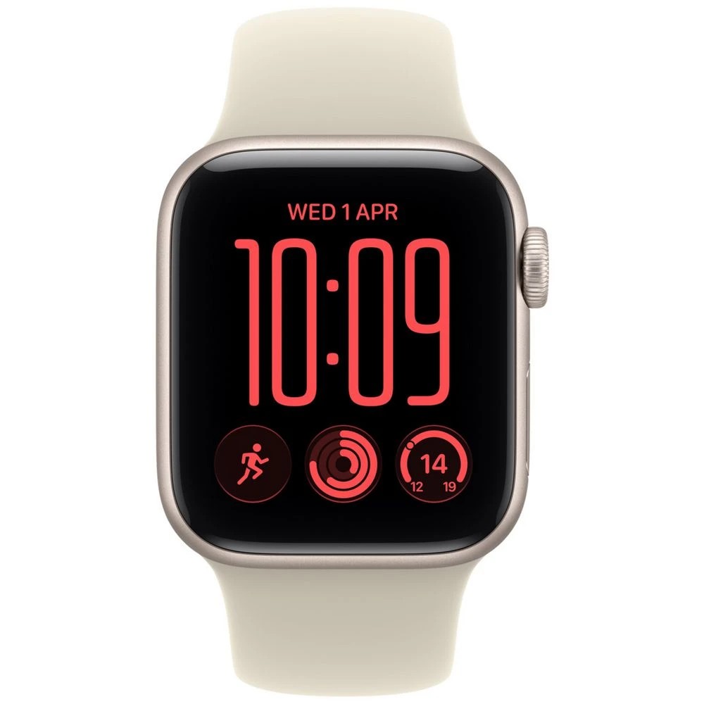 2 Apple Watch SE 3 GPS 44mm Starlight Sand Sport Band M/L, 2 of 9