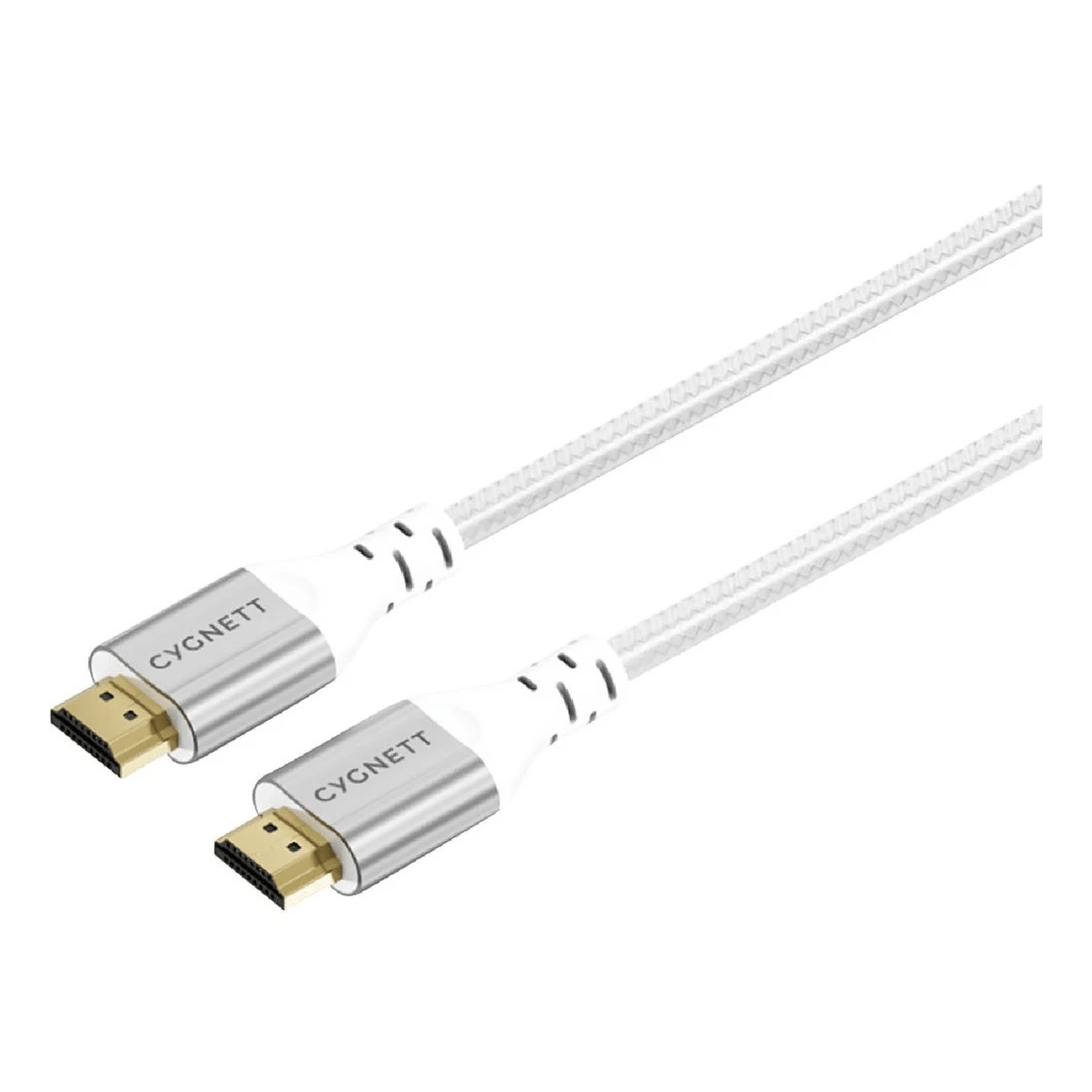 1 Cygnett Unite HDMI to HDMI 8K Braided Cable 1.5m White, 1 of 4