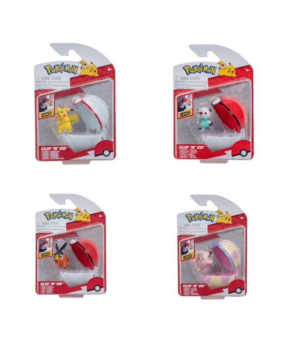 Pokemon Clip 'N' Go Ball Playset Assorted Kmart